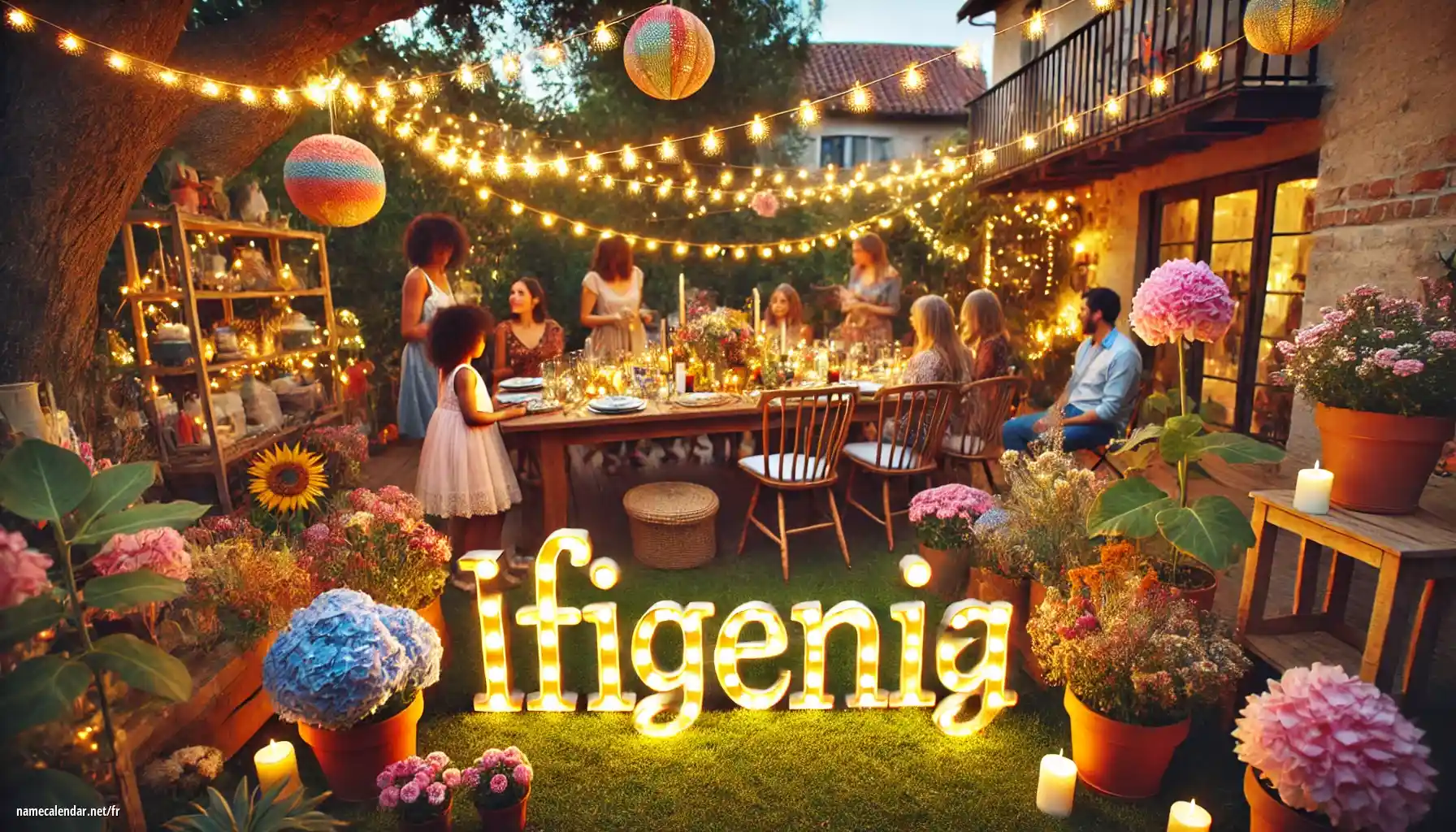 Célébration du jour du nom et du nom - Ifigenia
