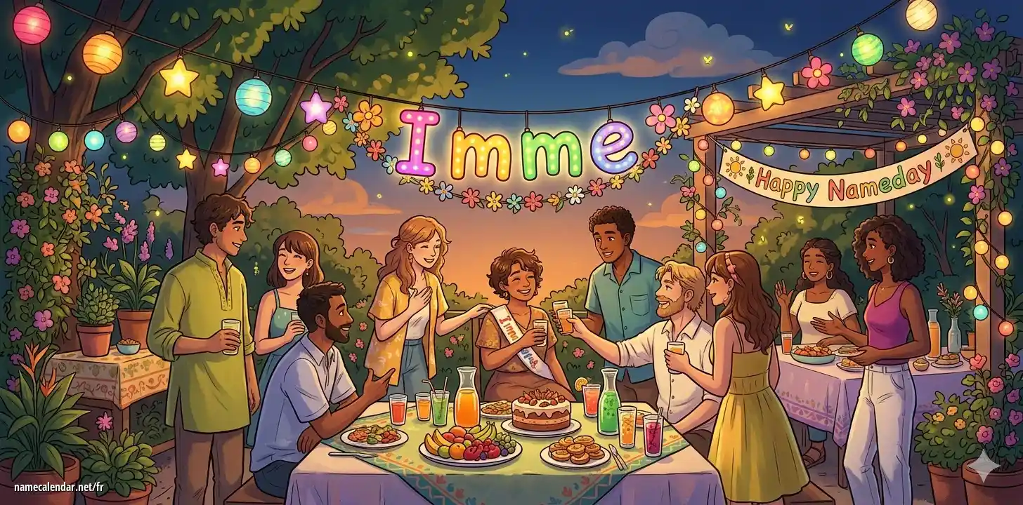 Célébration du jour du nom et du nom - Imme