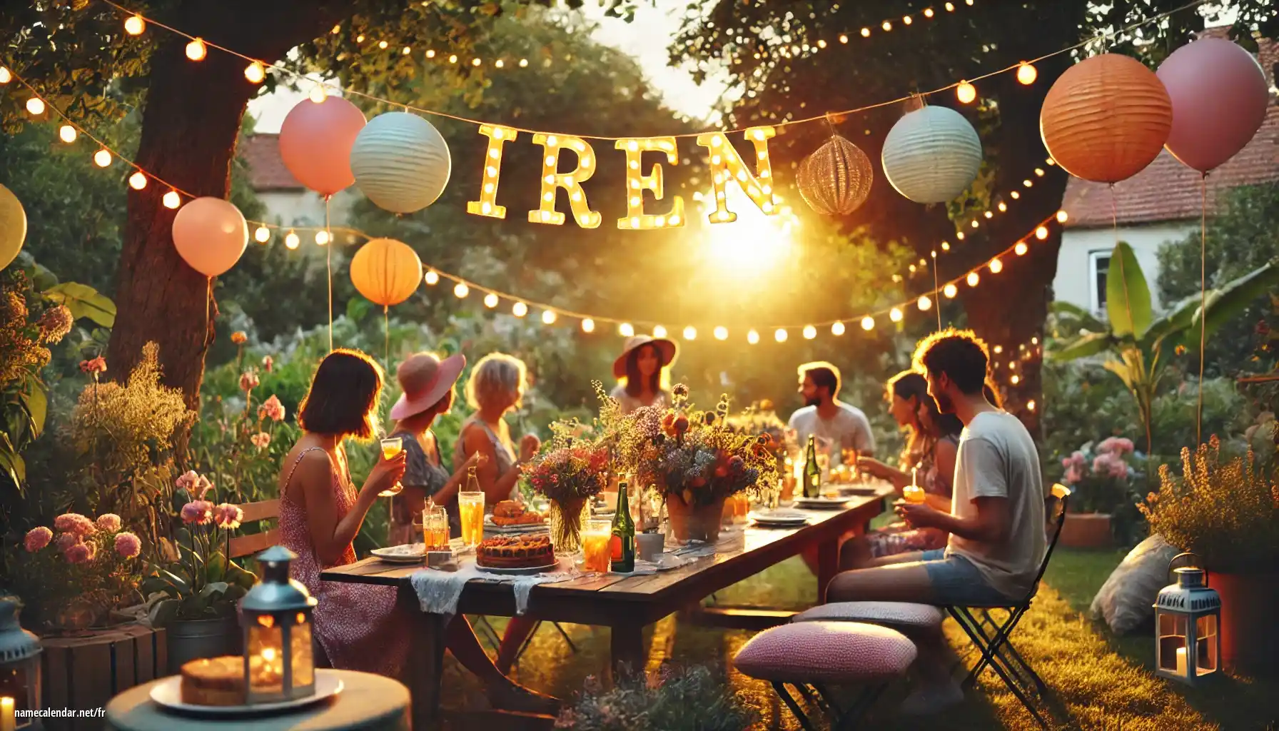 Célébration du jour du nom et du nom - Iren