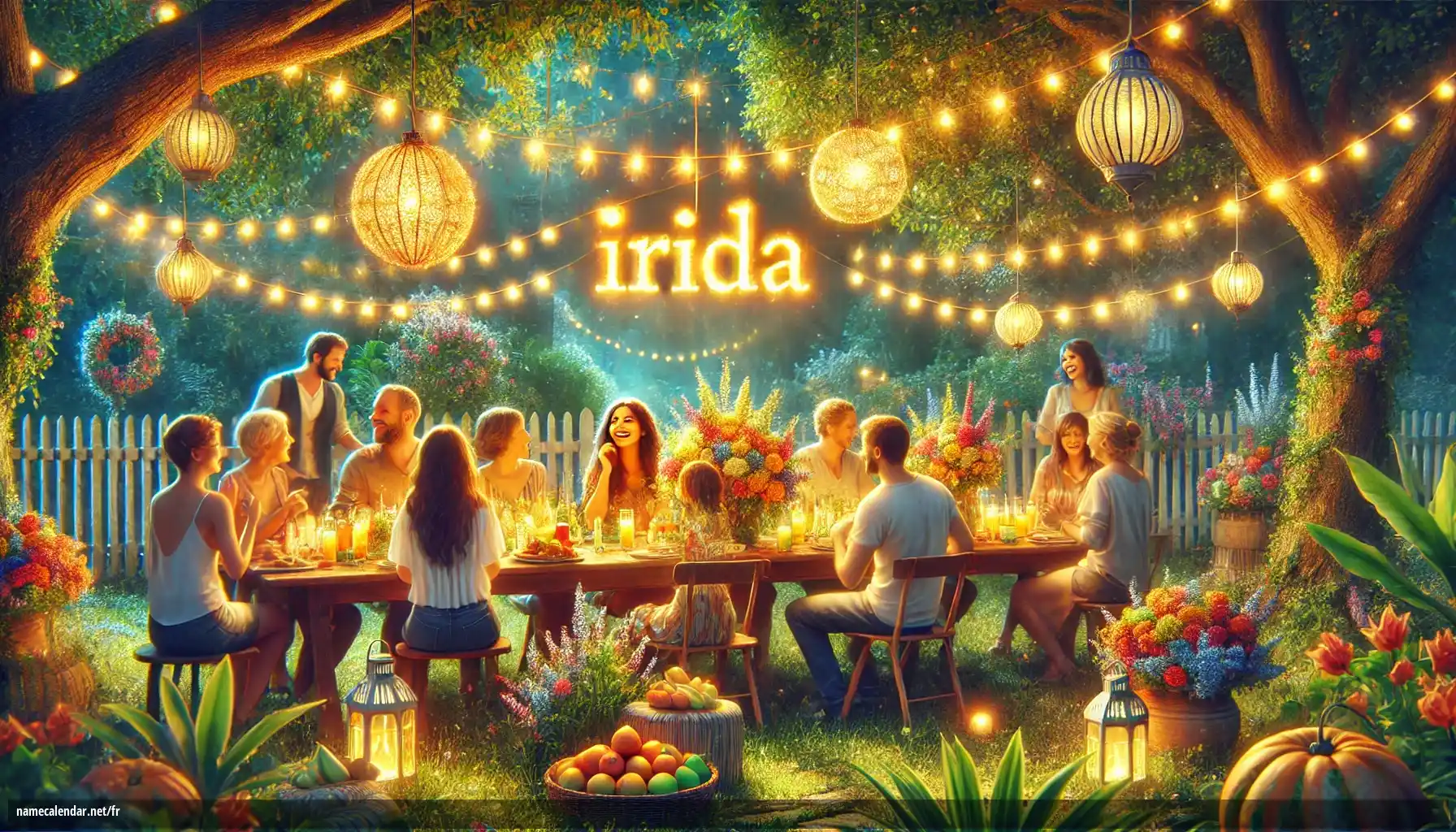 Célébration du jour du nom et du nom - Irida