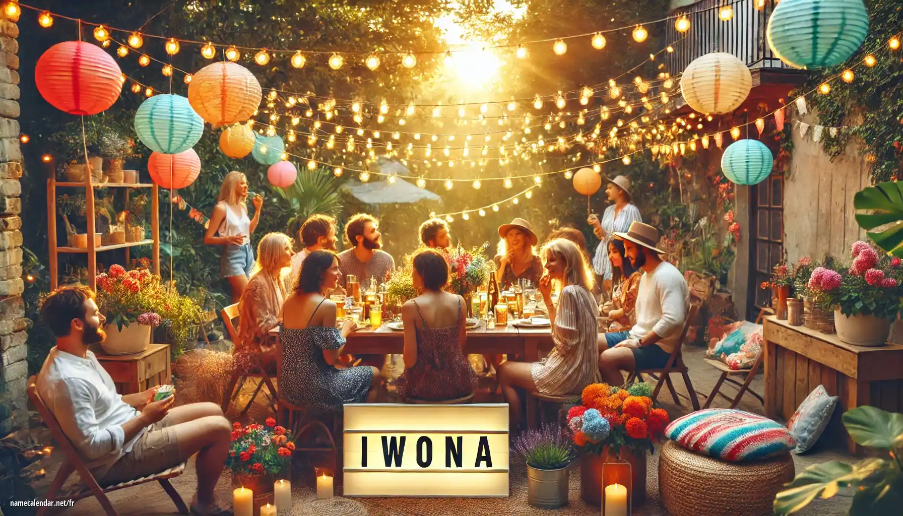 Célébration du jour du nom et du nom - Iwona
