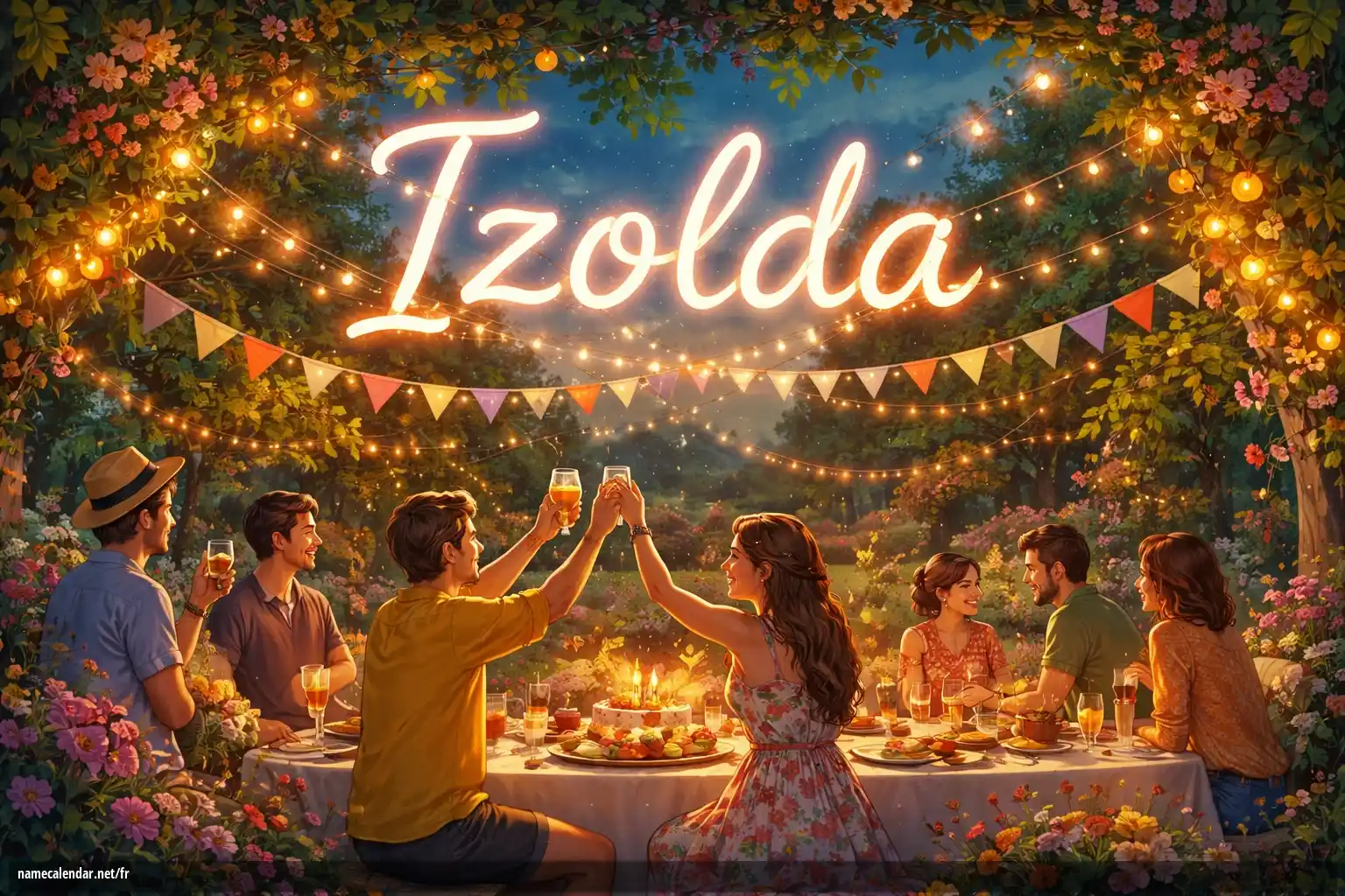 Célébration du jour du nom et du nom - Izolda