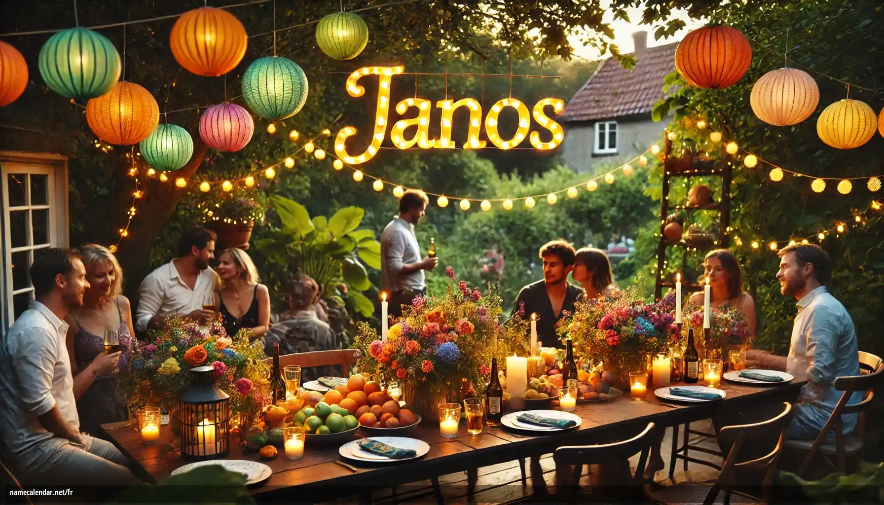 Célébration du jour du nom et du nom - János