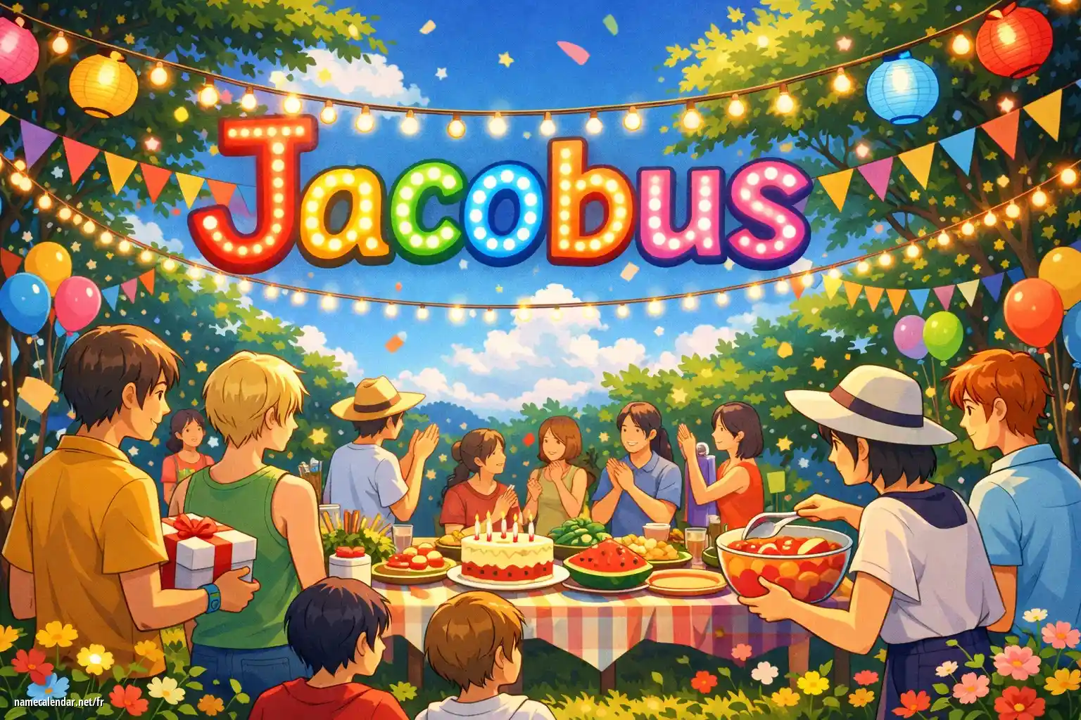 Célébration du jour du nom et du nom - Jacobus