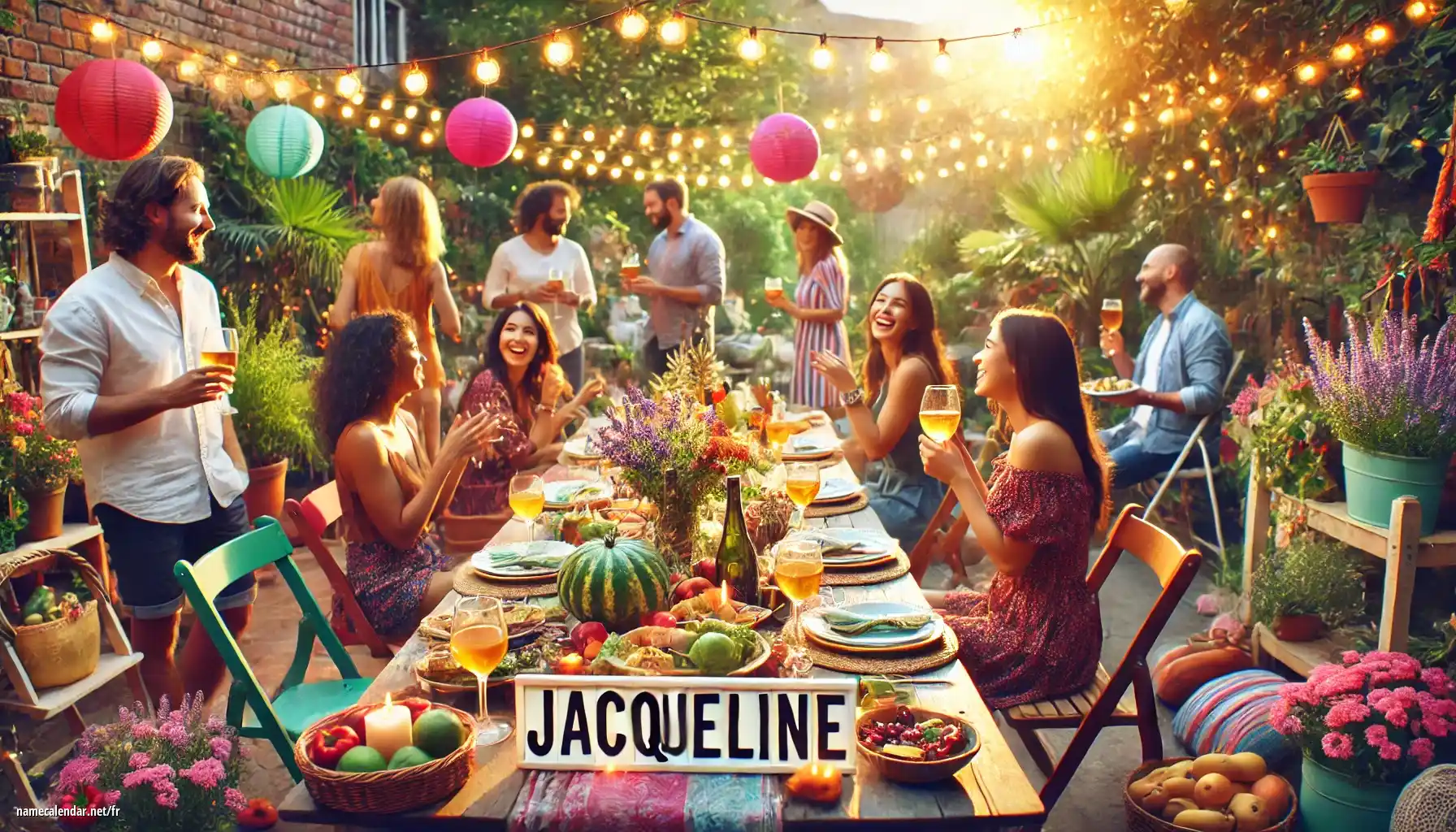 Célébration du jour du nom et du nom - Jacqueline