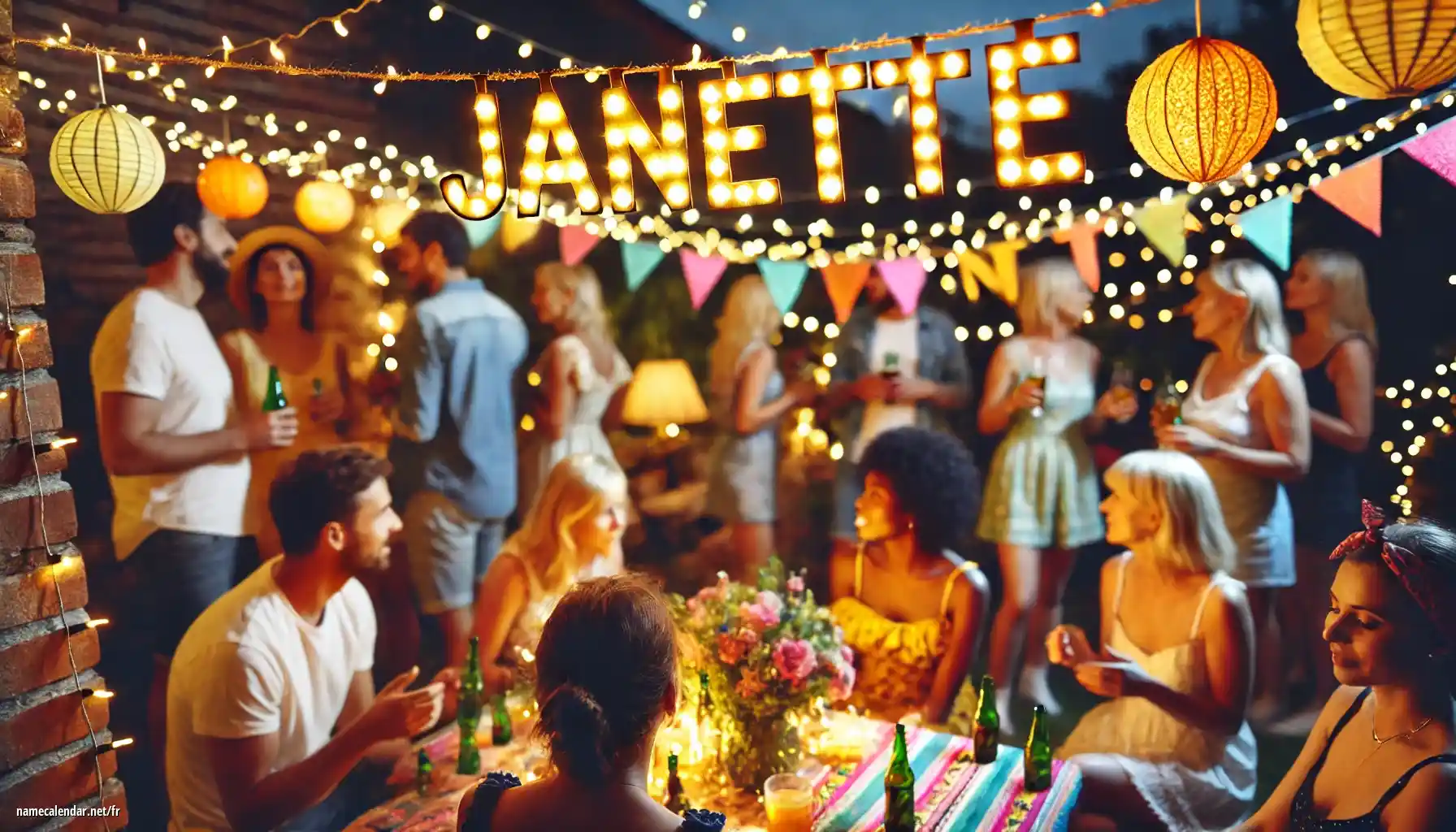 Célébration du jour du nom et du nom - Janette