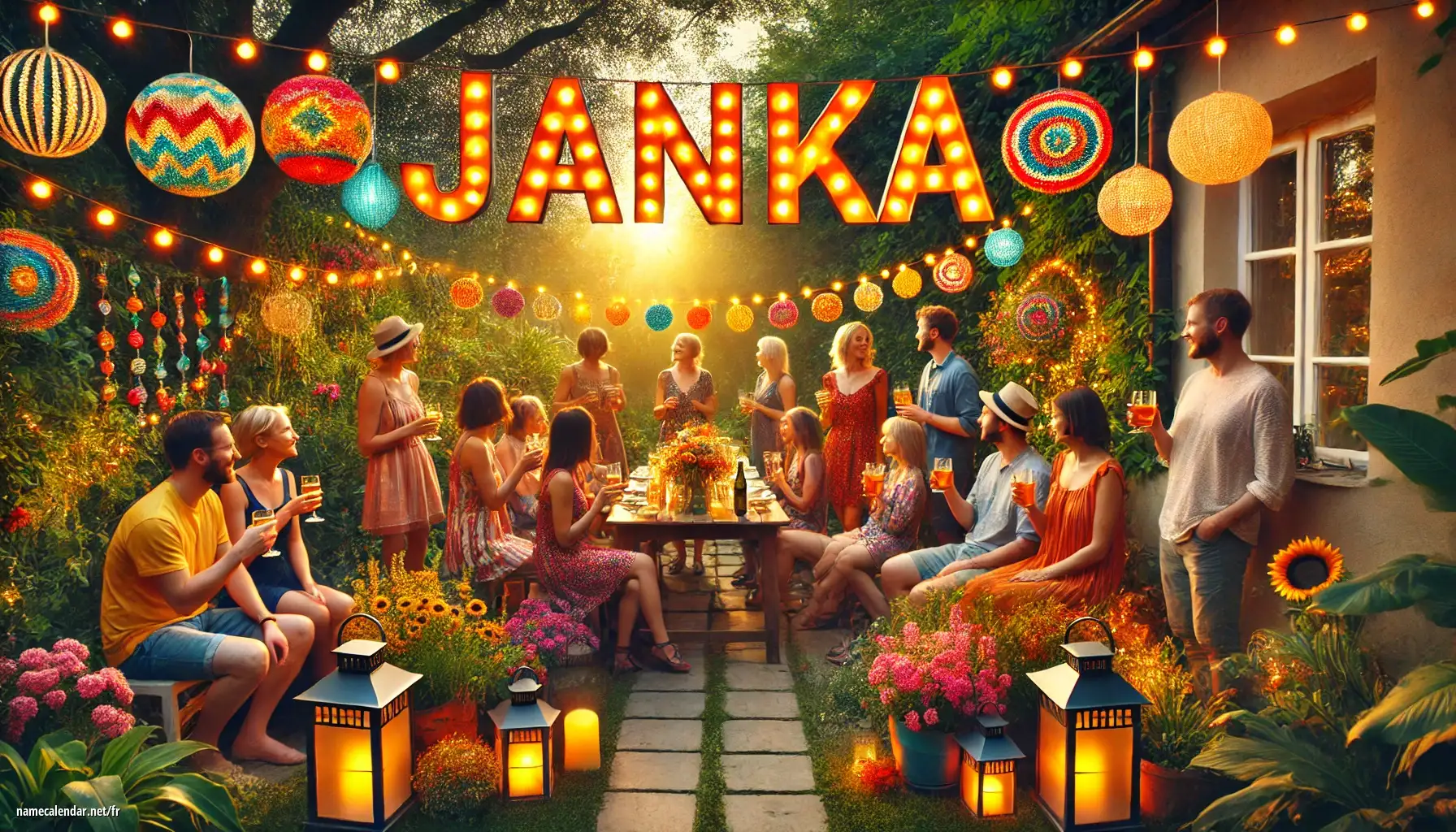 Célébration du jour du nom et du nom - Janka