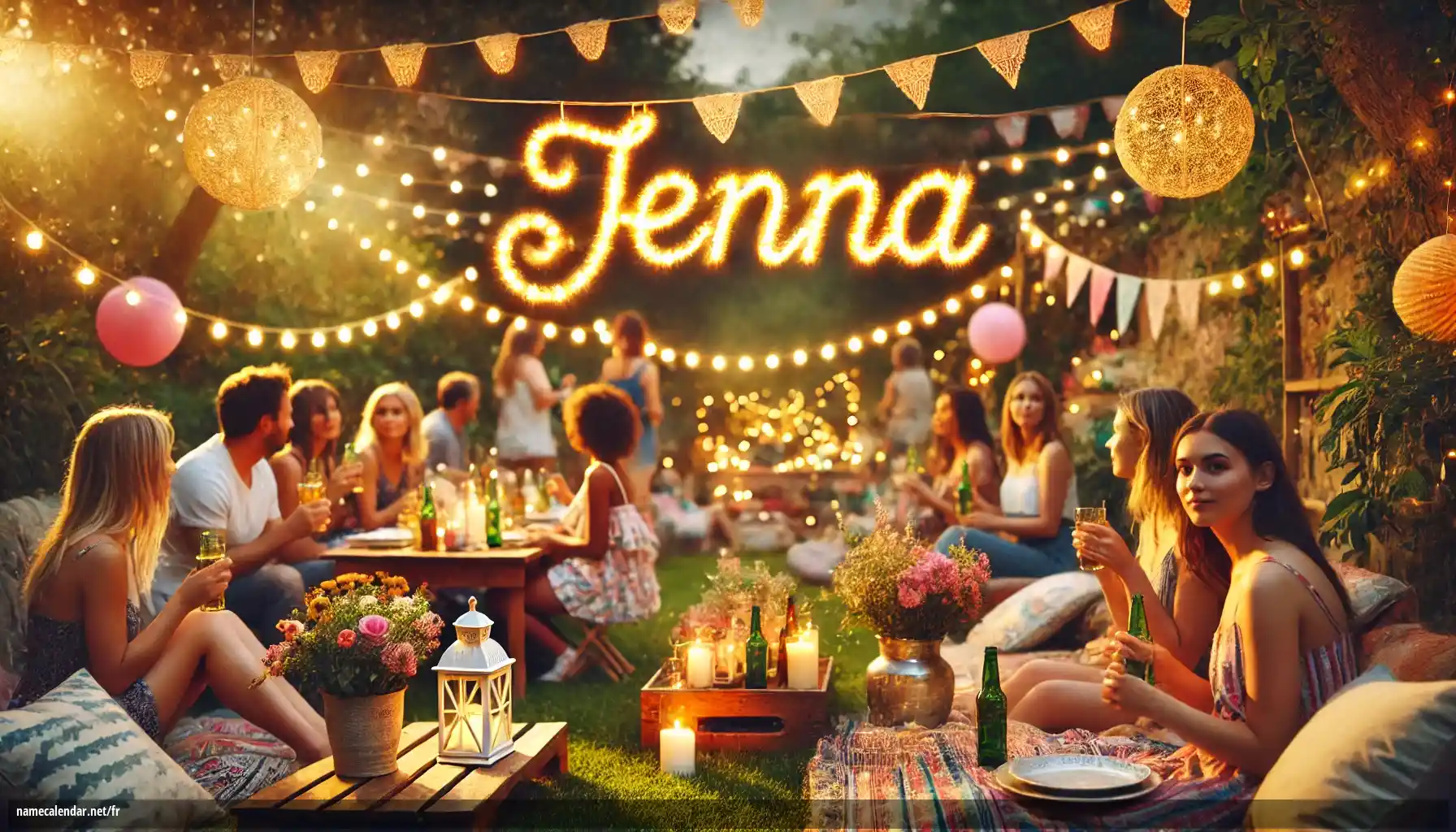 Célébration du jour du nom et du nom - Jenna
