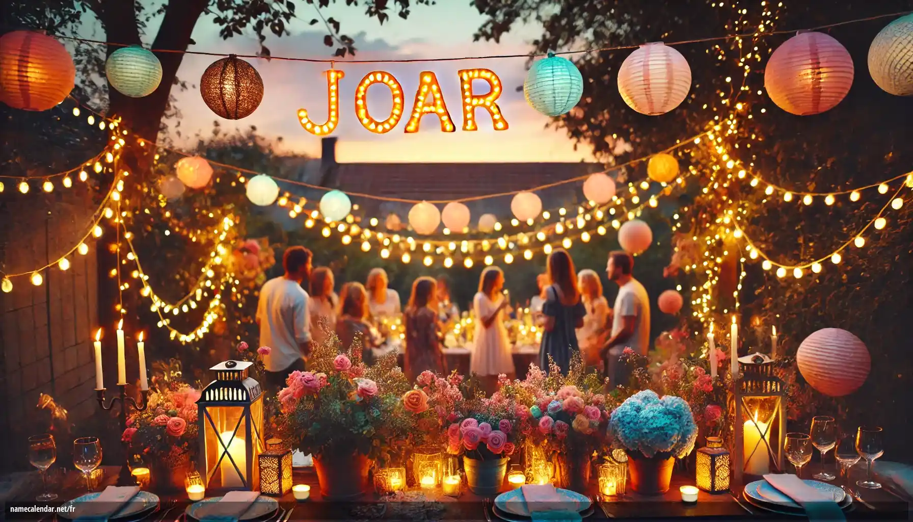 Célébration du jour du nom et du nom - Joar