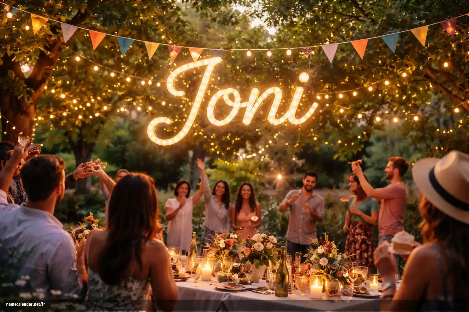 Célébration du jour du nom et du nom - Joni