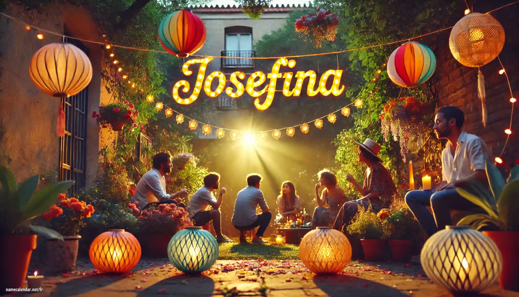 Célébration du jour du nom et du nom - Josefina