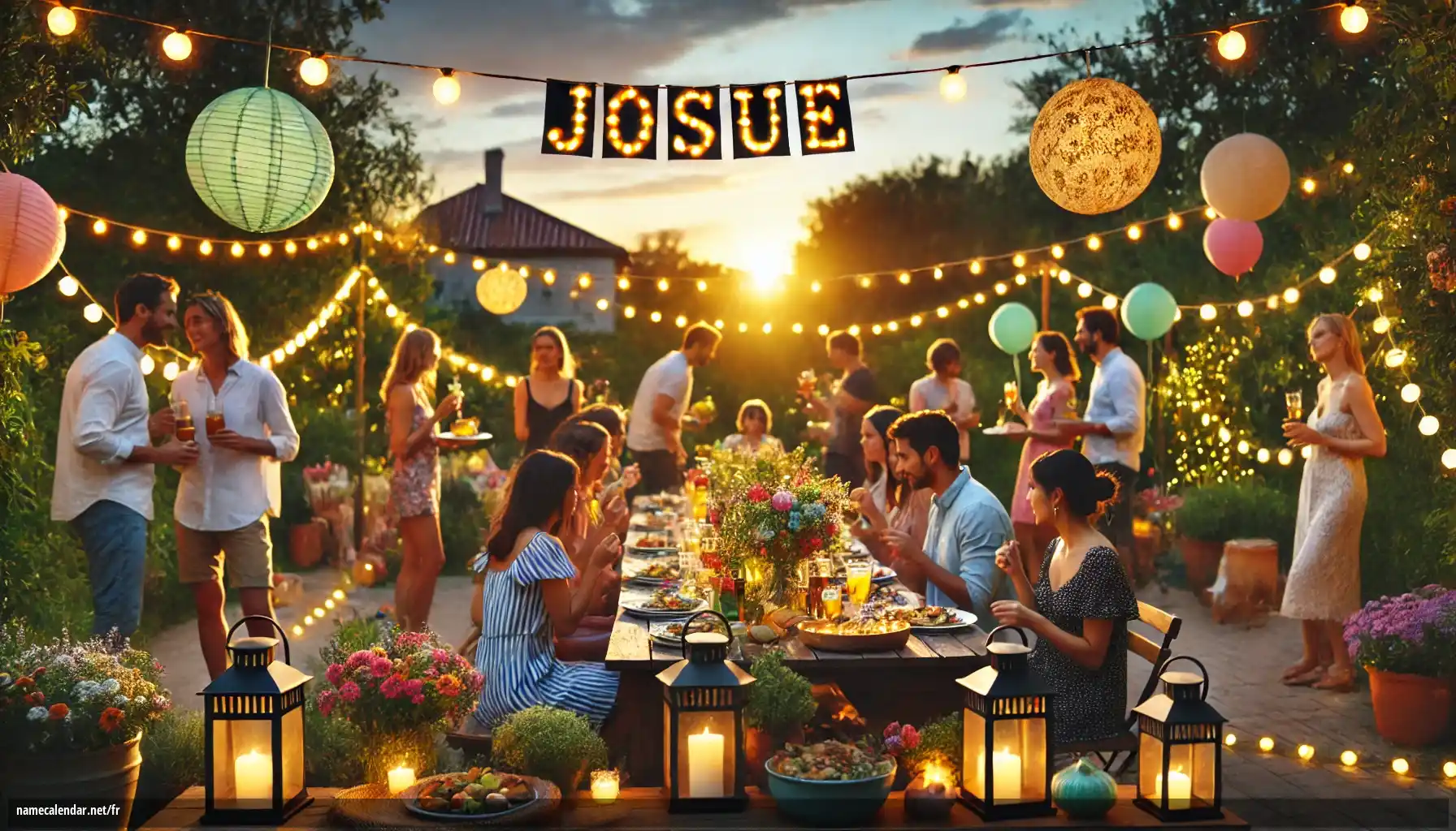 Célébration du jour du nom et du nom - Josue