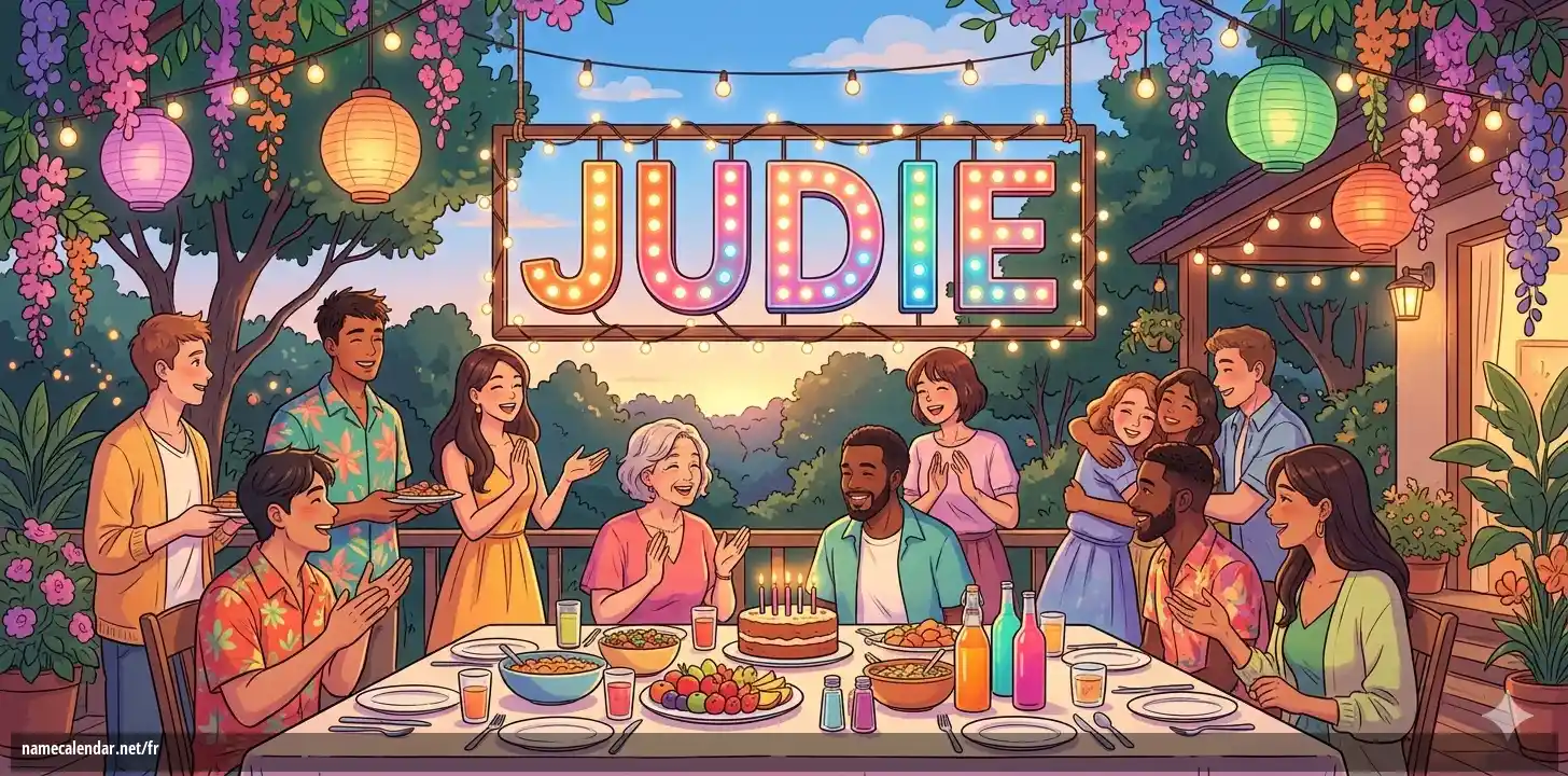 Célébration du jour du nom et du nom - Judie