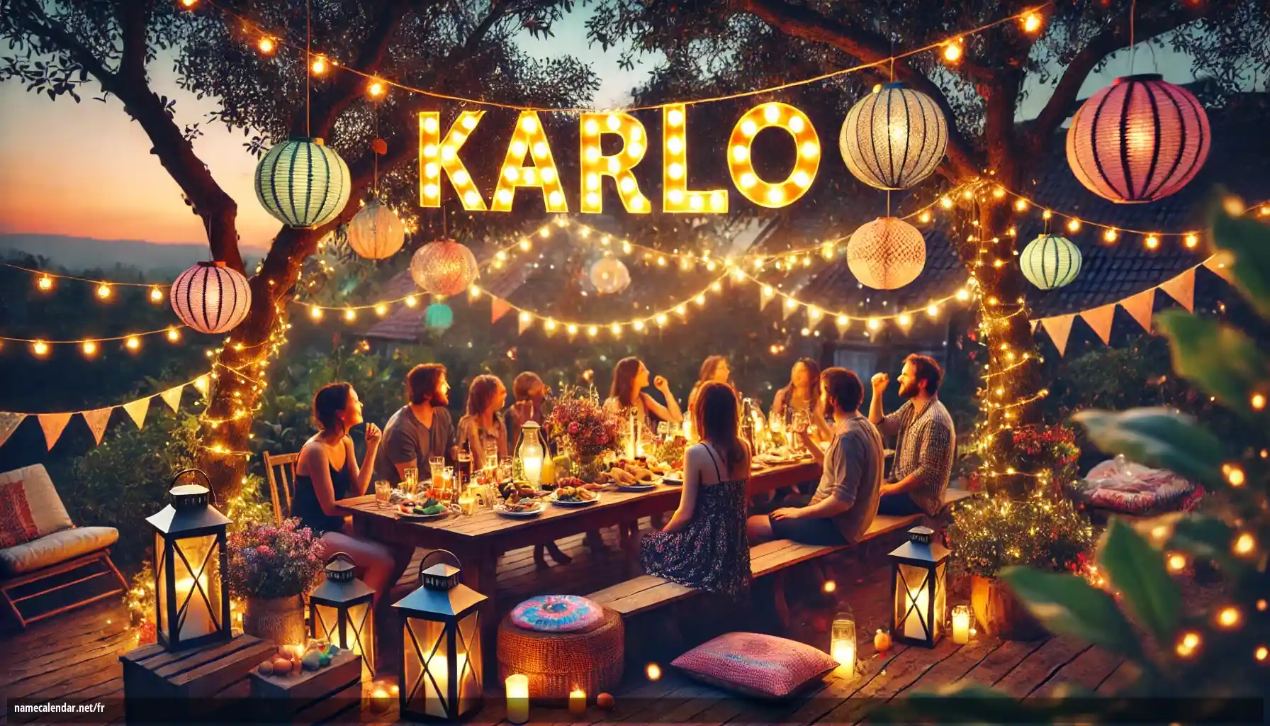 Célébration du jour du nom et du nom - Karlo