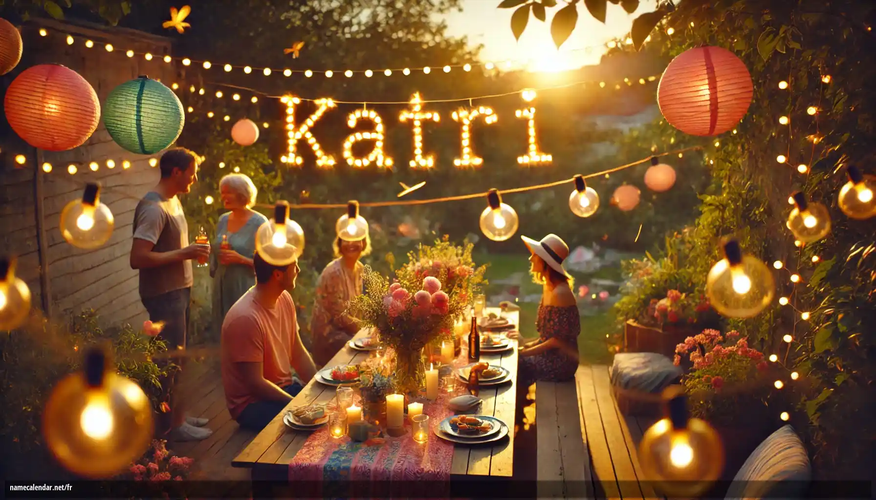 Célébration du jour du nom et du nom - Katri