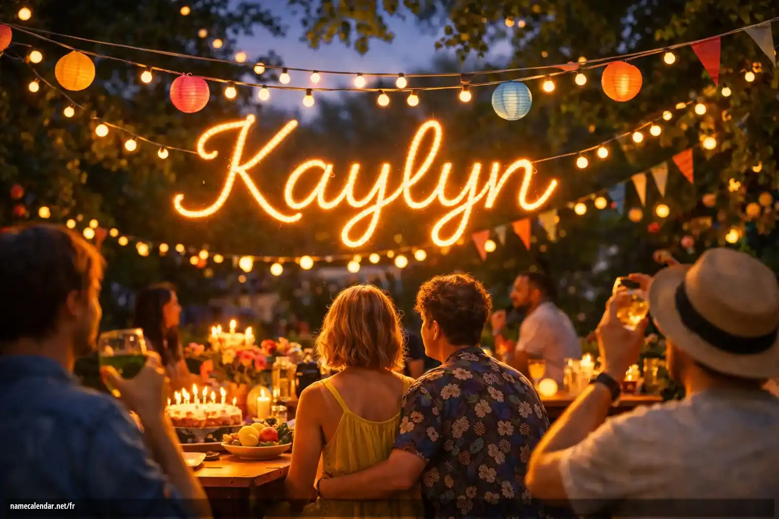 Célébration du jour du nom et du nom - Kaylyn