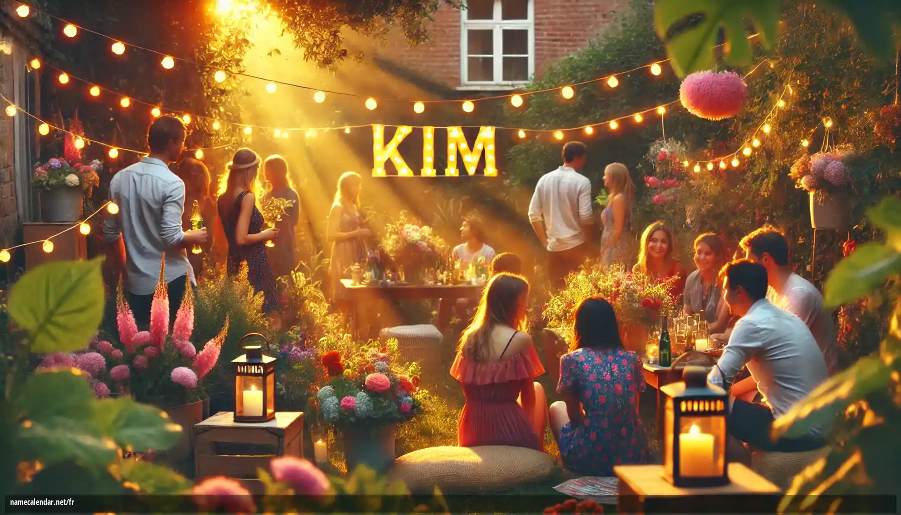 Célébration du jour du nom et du nom - Kim