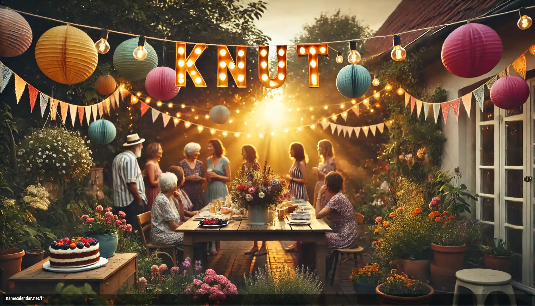 Célébration du jour du nom et du nom - Knut