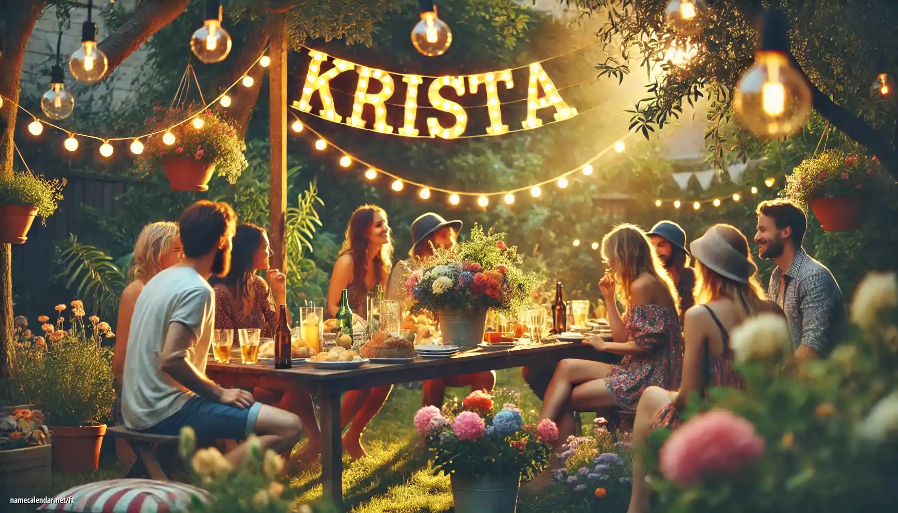 Célébration du jour du nom et du nom - Krista