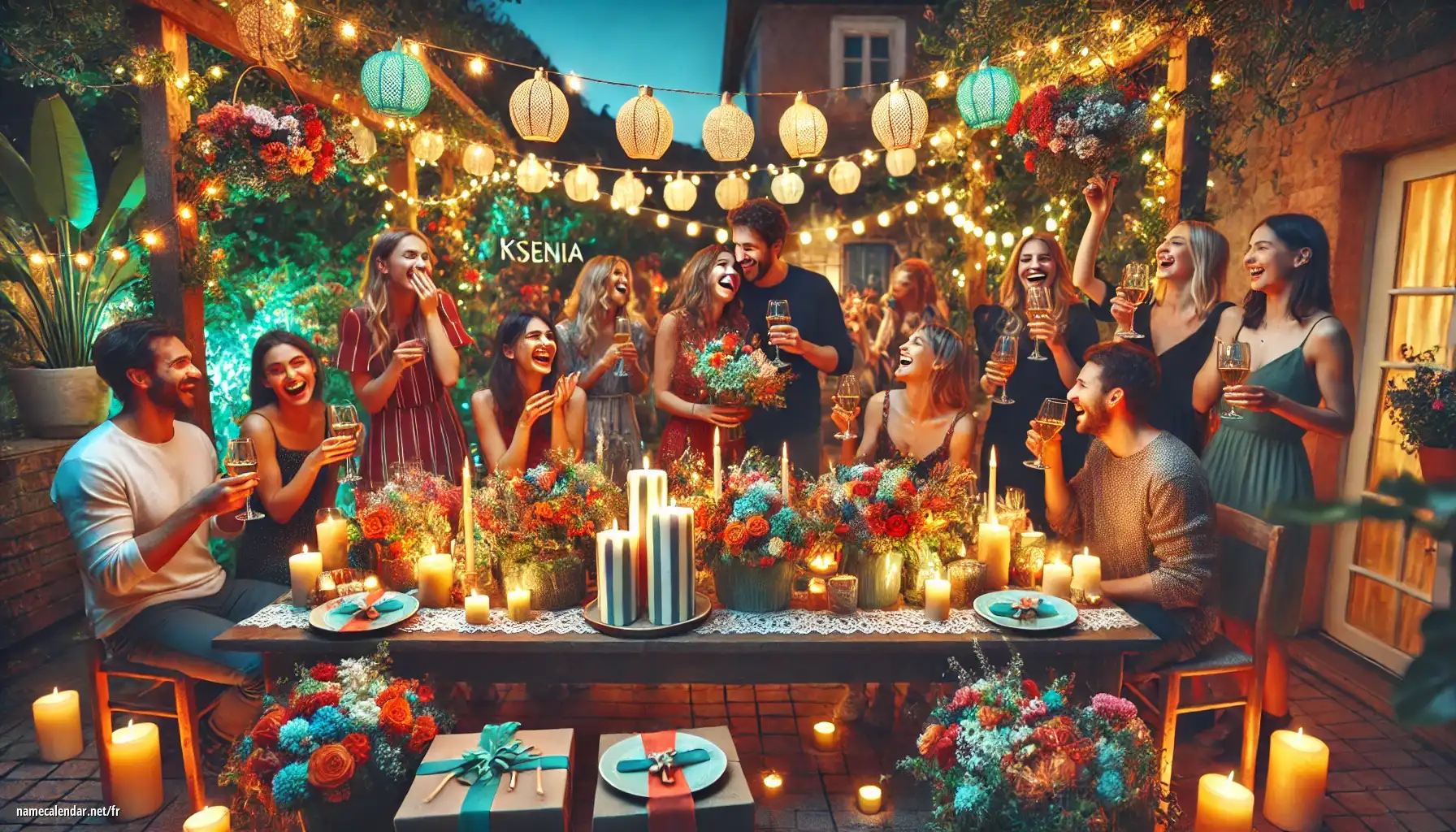 Célébration du jour du nom et du nom - Ksenia