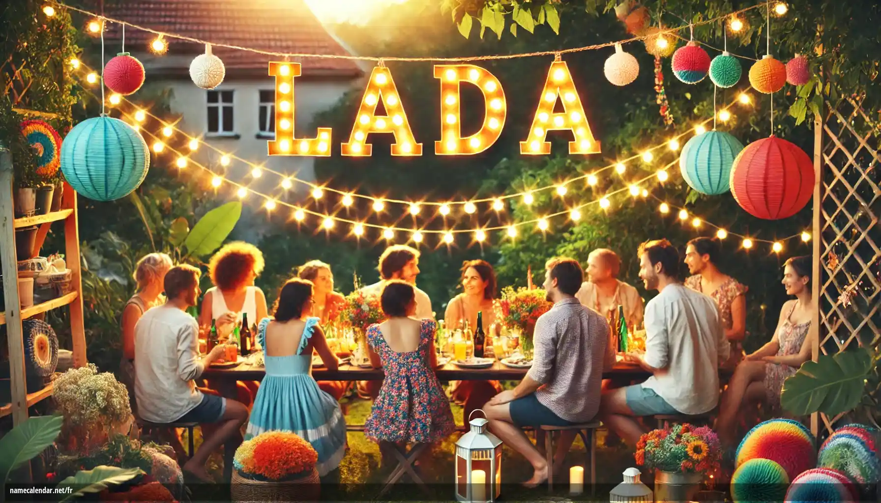 Célébration du jour du nom et du nom - Lada