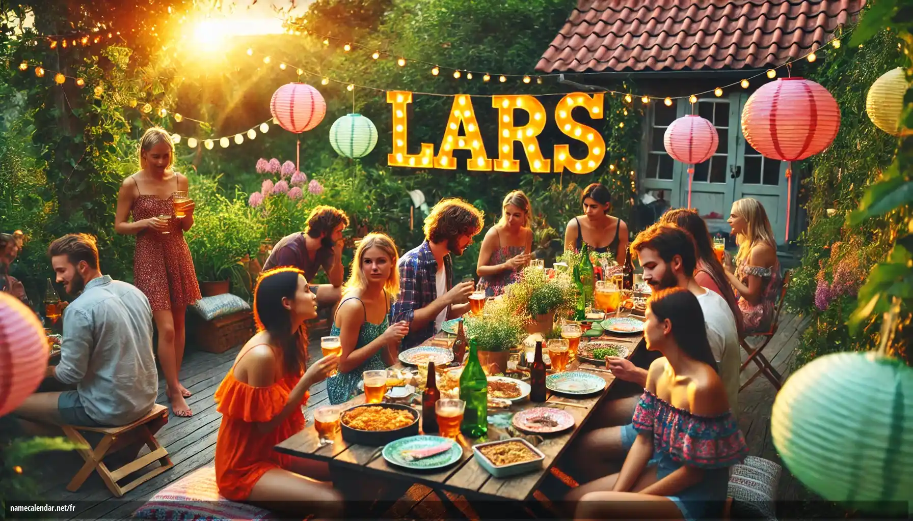 Célébration du jour du nom et du nom - Lars