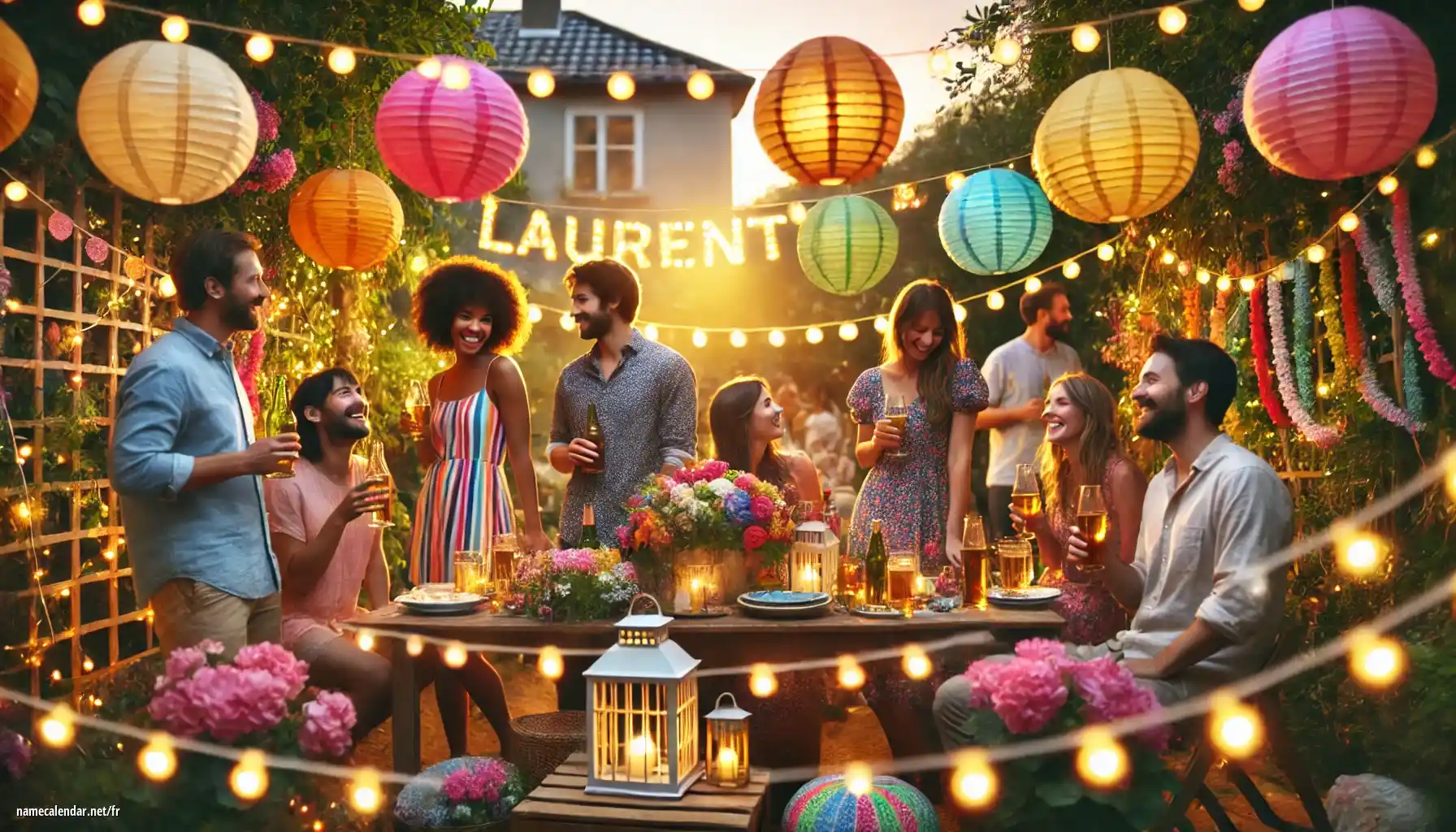 Célébration du jour du nom et du nom - Laurent