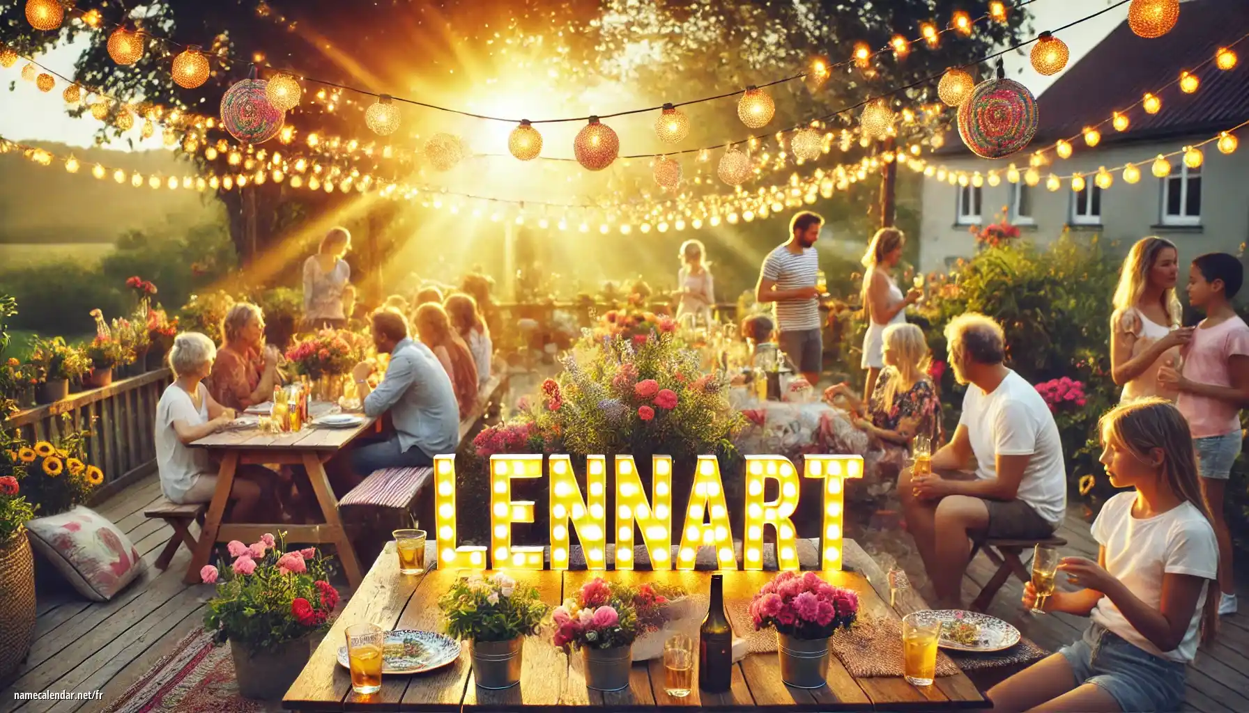 Célébration du jour du nom et du nom - Lennart