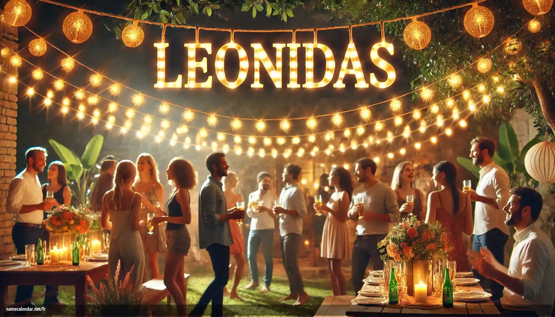 Célébration du jour du nom et du nom - Leonidas