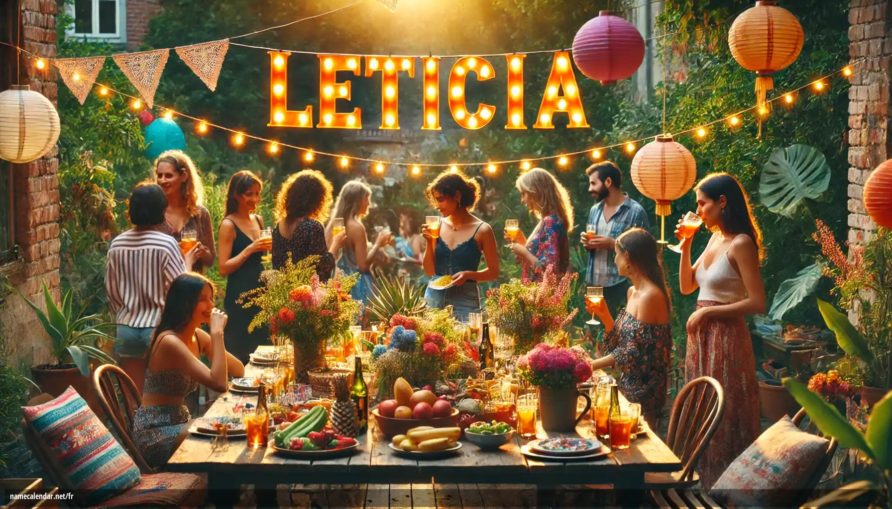 Célébration du jour du nom et du nom - Letícia