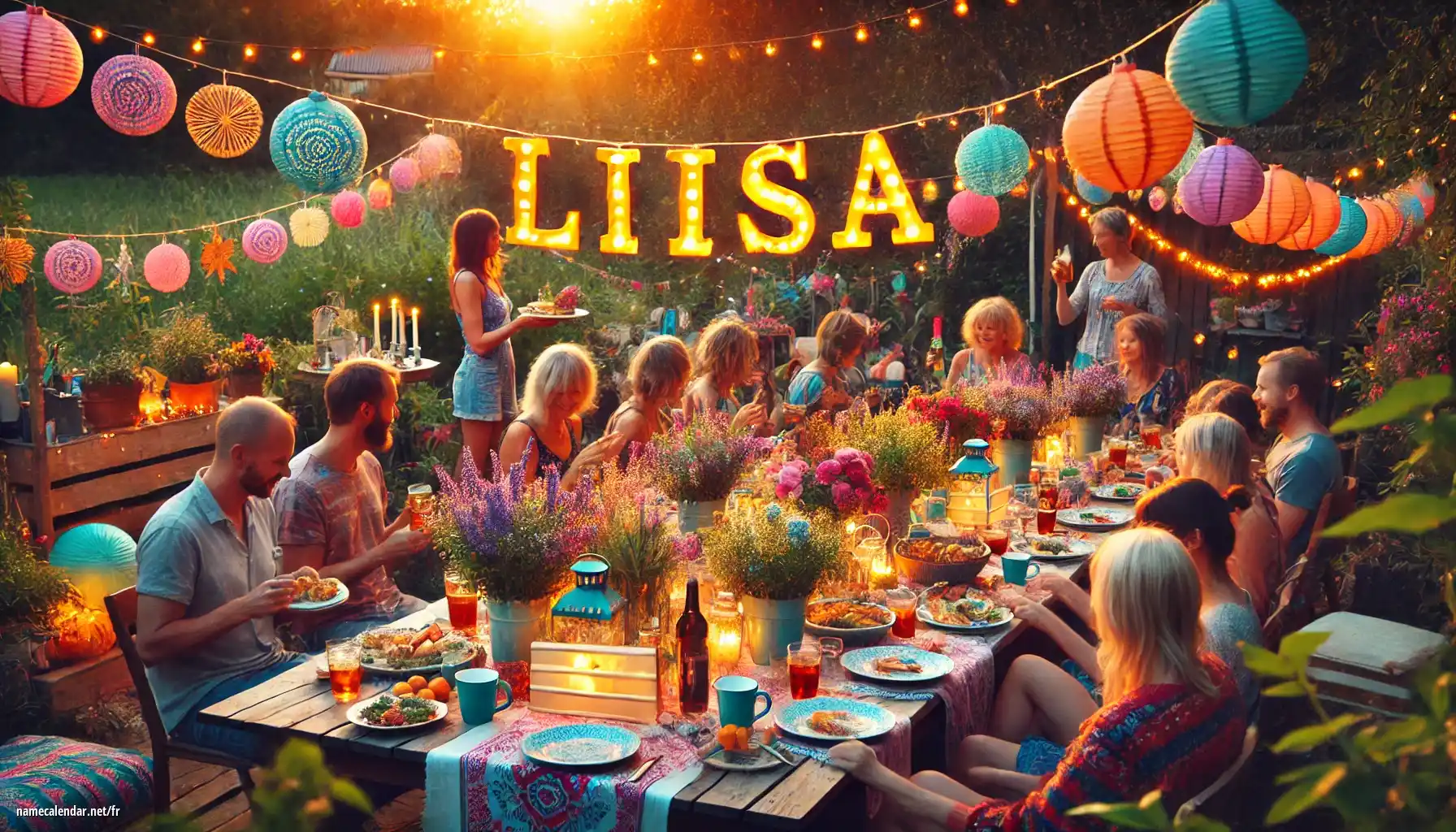 Célébration du jour du nom et du nom - Liisa
