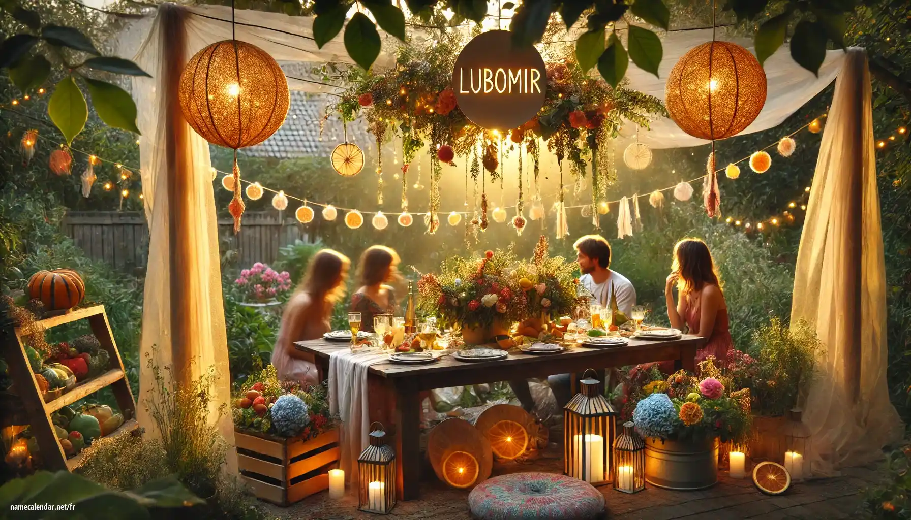 Célébration du jour du nom et du nom - Lubomir