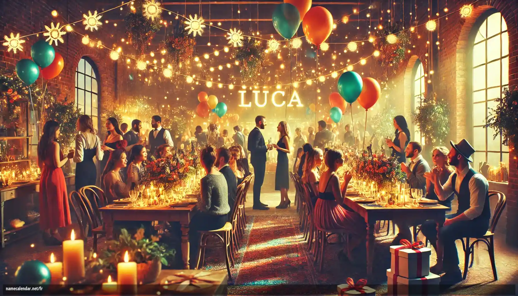 Célébration du jour du nom et du nom - Luca