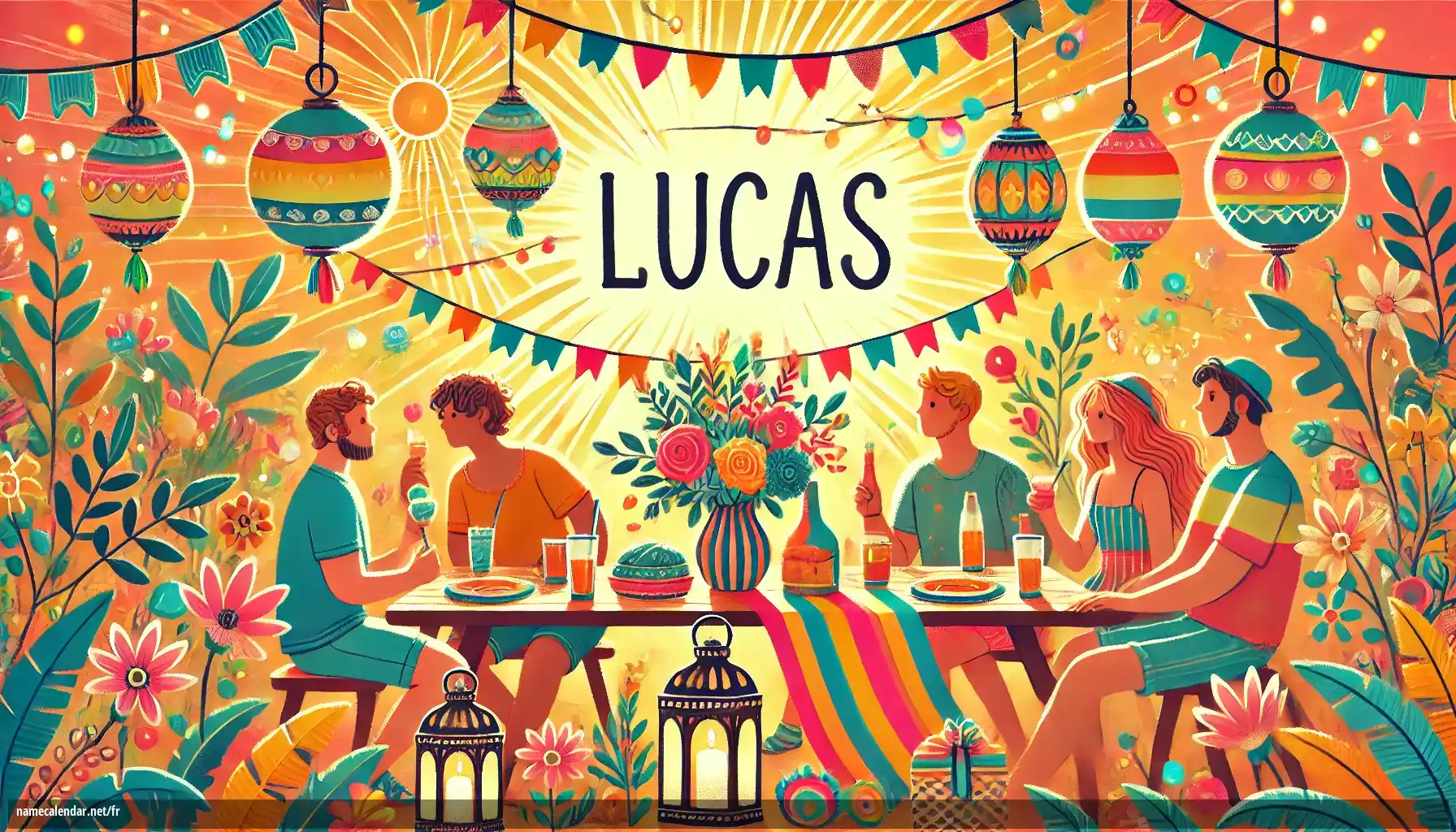 Célébration du jour du nom et du nom - Lucas