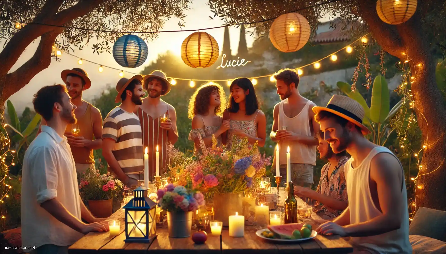 Célébration du jour du nom et du nom - Lucie