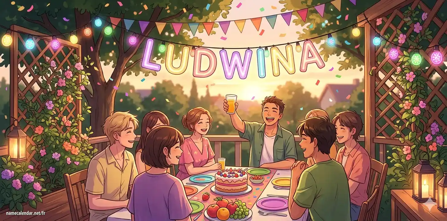 Célébration du jour du nom et du nom - Ludwina