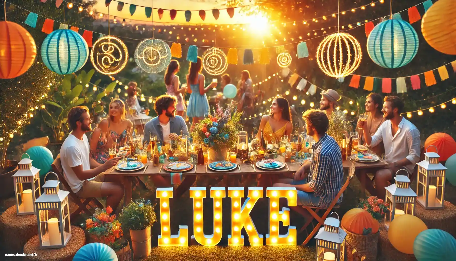 Célébration du jour du nom et du nom - Luke