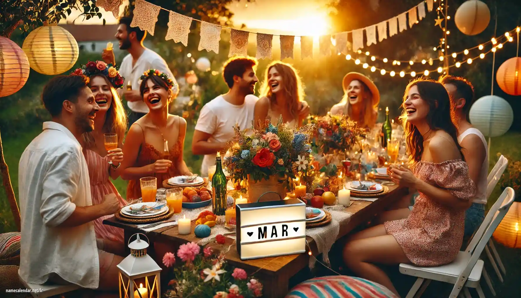 Célébration du jour du nom et du nom - Mar