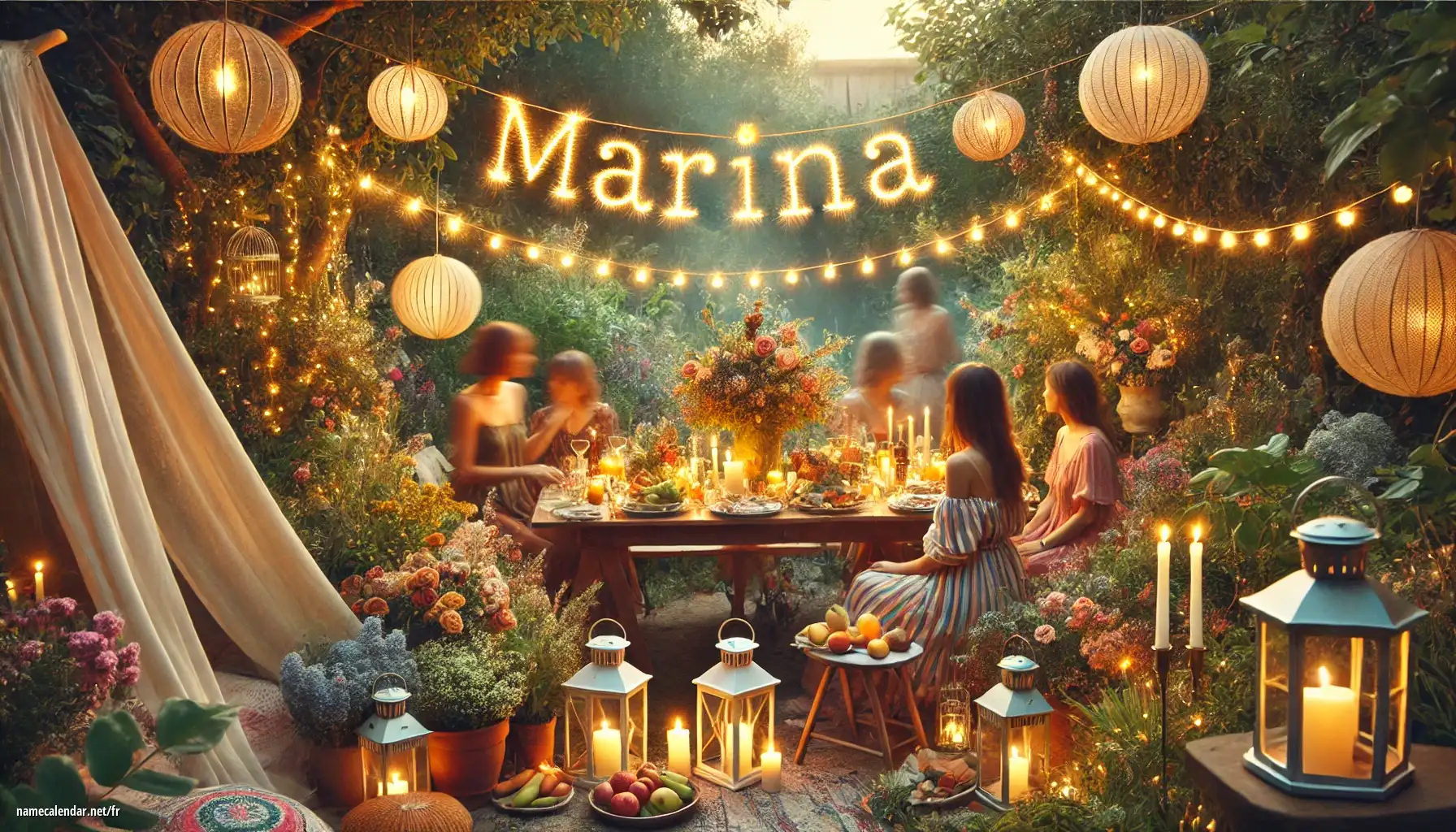 Célébration du jour du nom et du nom - Marína