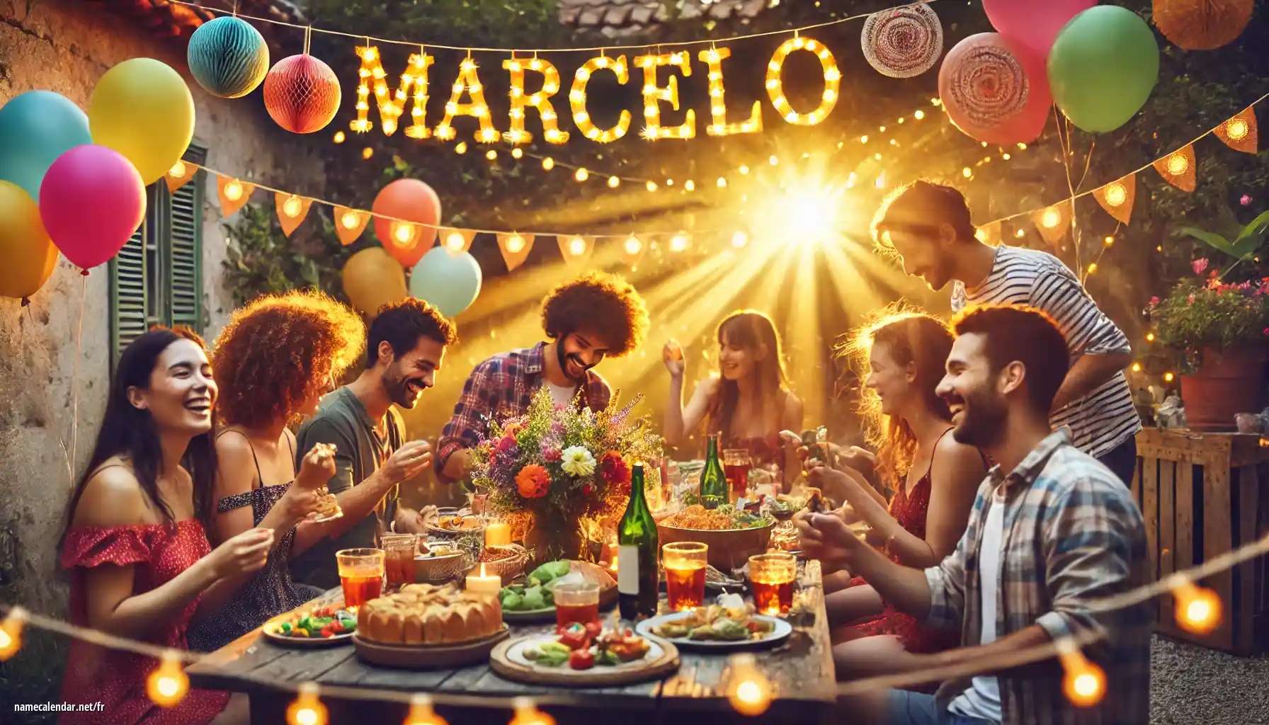 Célébration du jour du nom et du nom - Marcelo