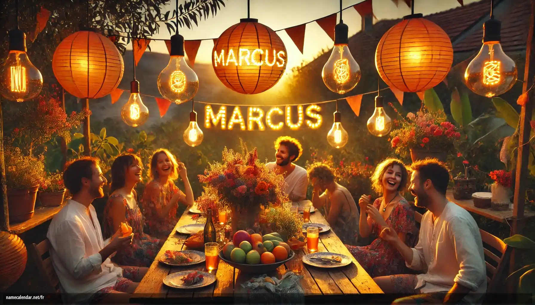 Célébration du jour du nom et du nom - Marcus