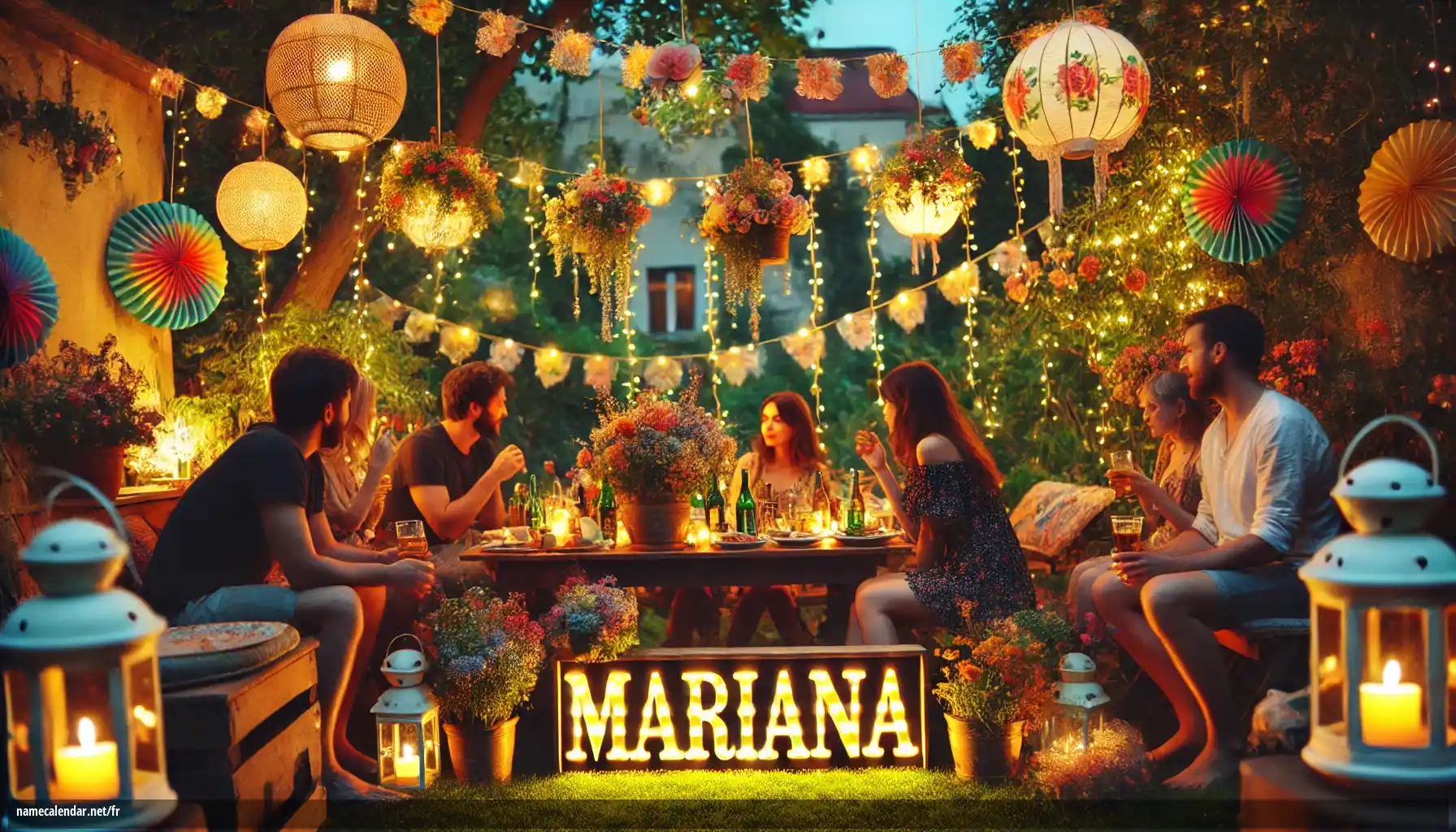 Célébration du jour du nom et du nom - Mariana