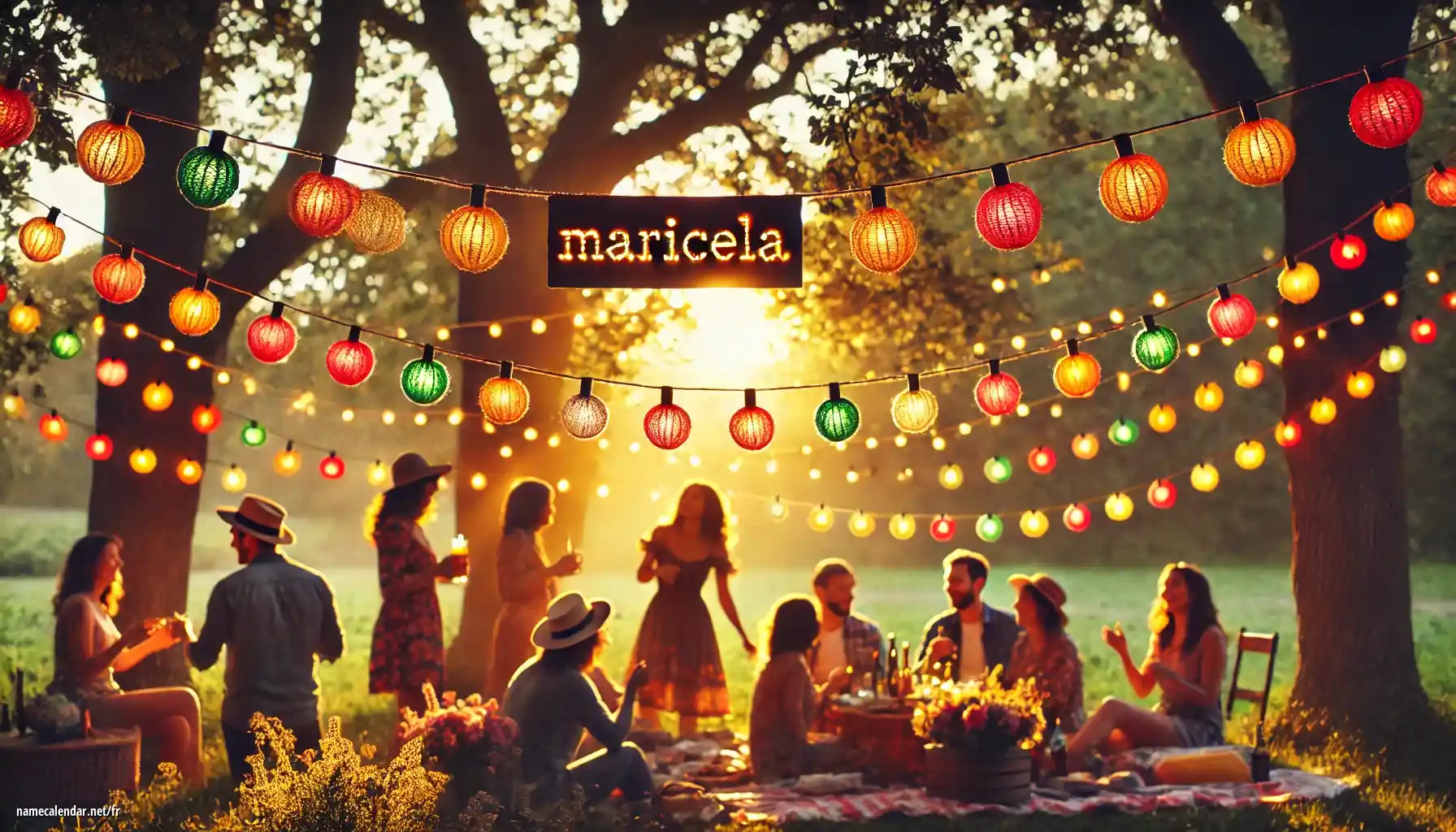 Célébration du jour du nom et du nom - Maricela