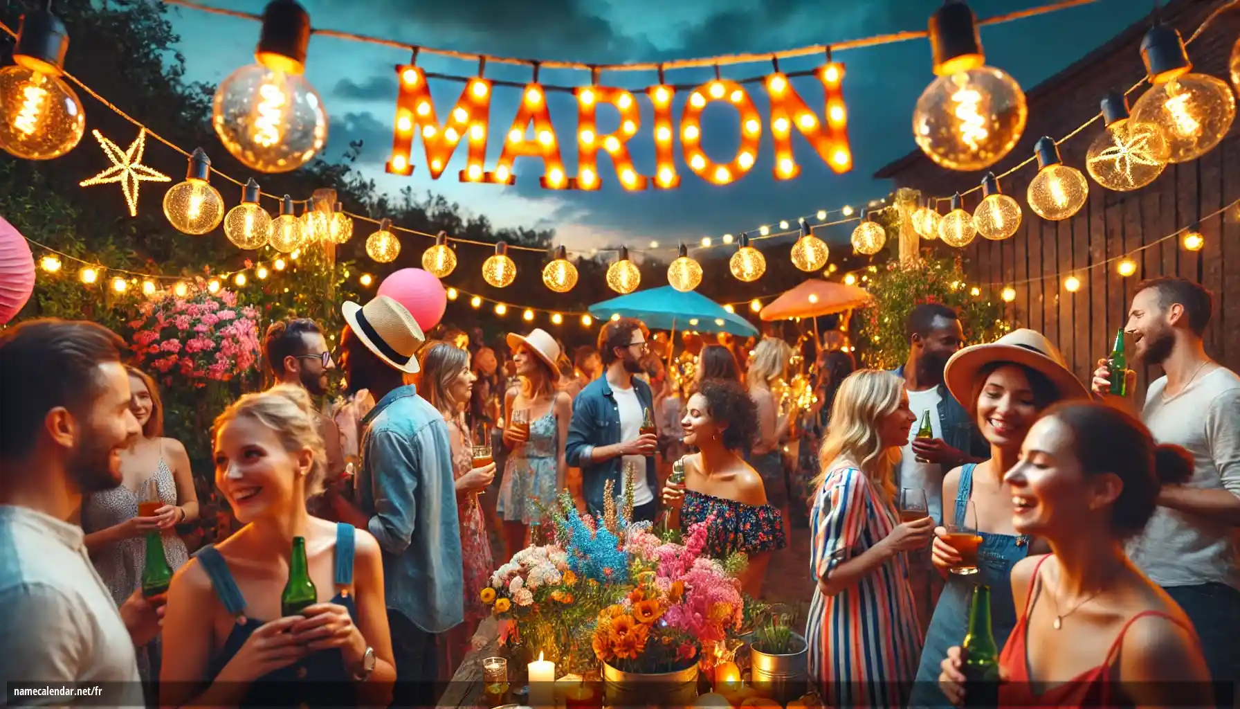 Célébration du jour du nom et du nom - Marion