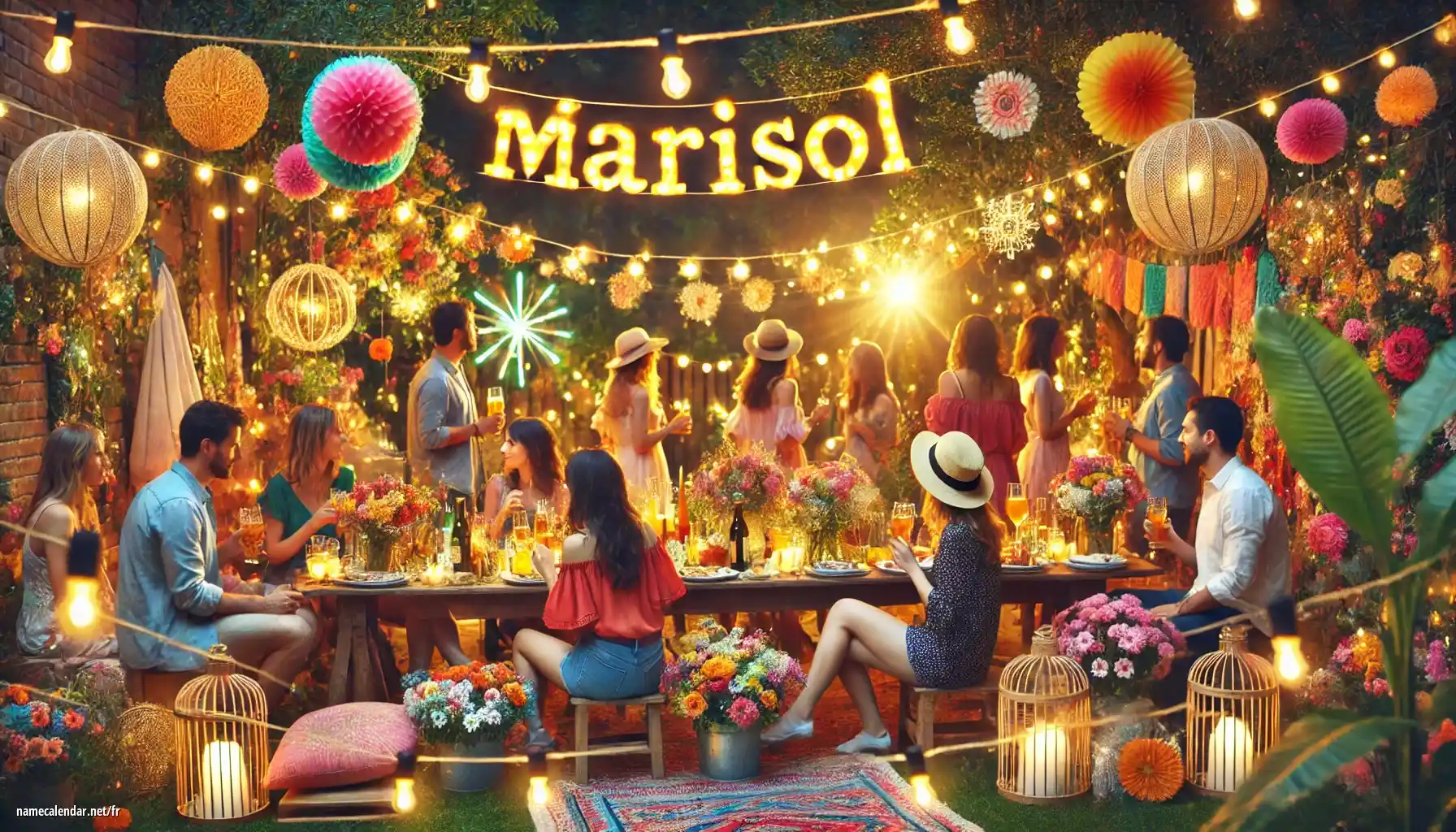 Célébration du jour du nom et du nom - Marisol