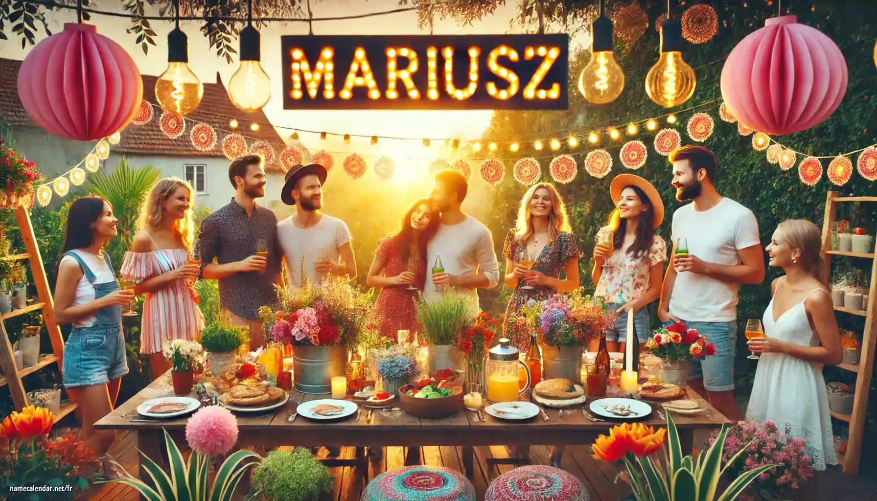 Célébration du jour du nom et du nom - Mariusz