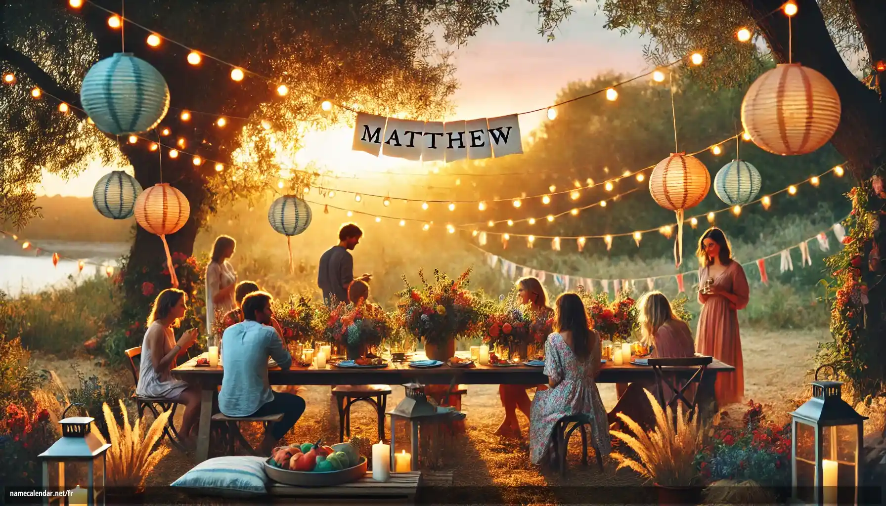 Célébration du jour du nom et du nom - Matthew