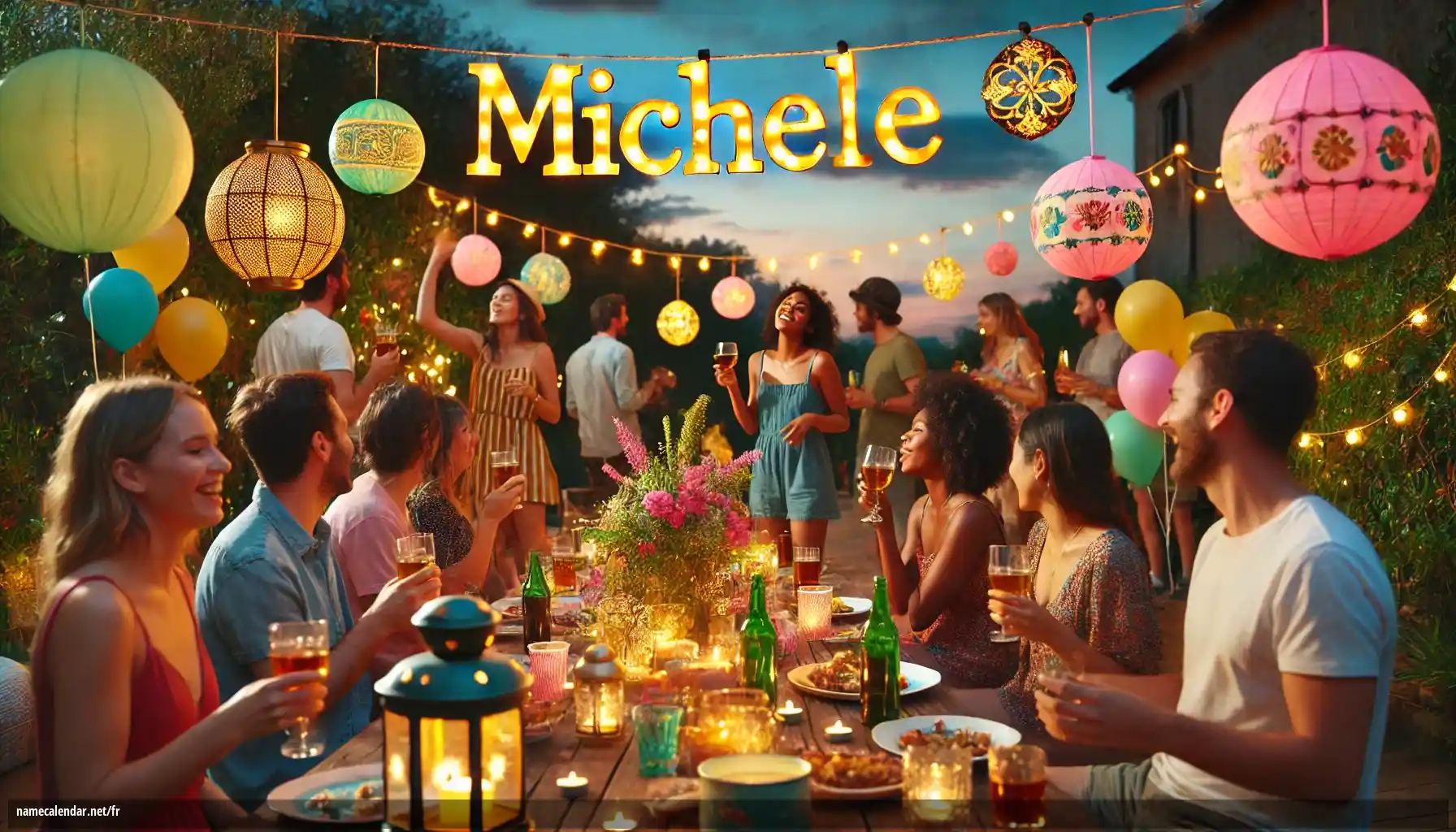 Célébration du jour du nom et du nom - Michele