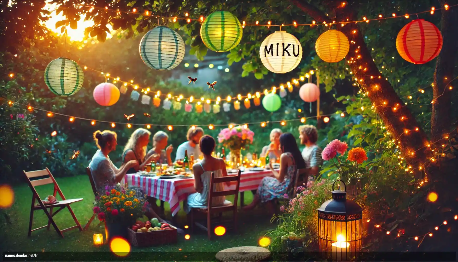 Célébration du jour du nom et du nom - Miku