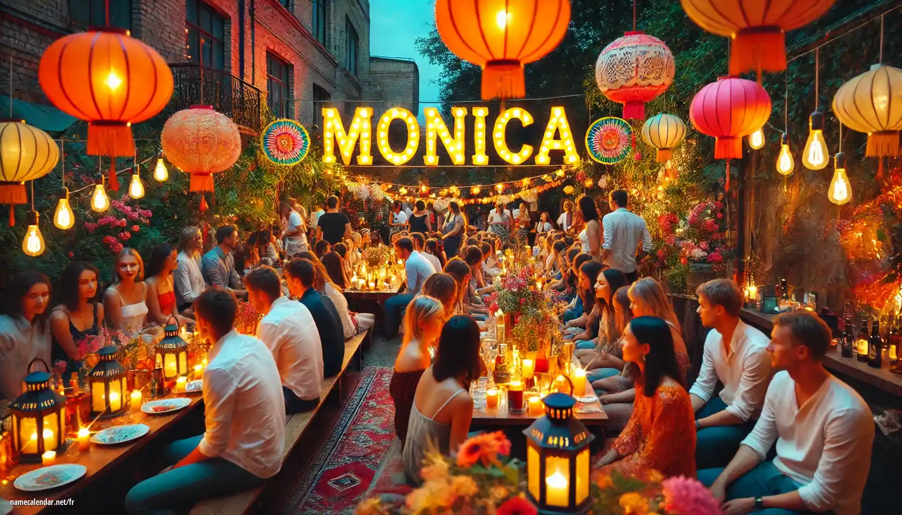 Célébration du jour du nom et du nom - Monica